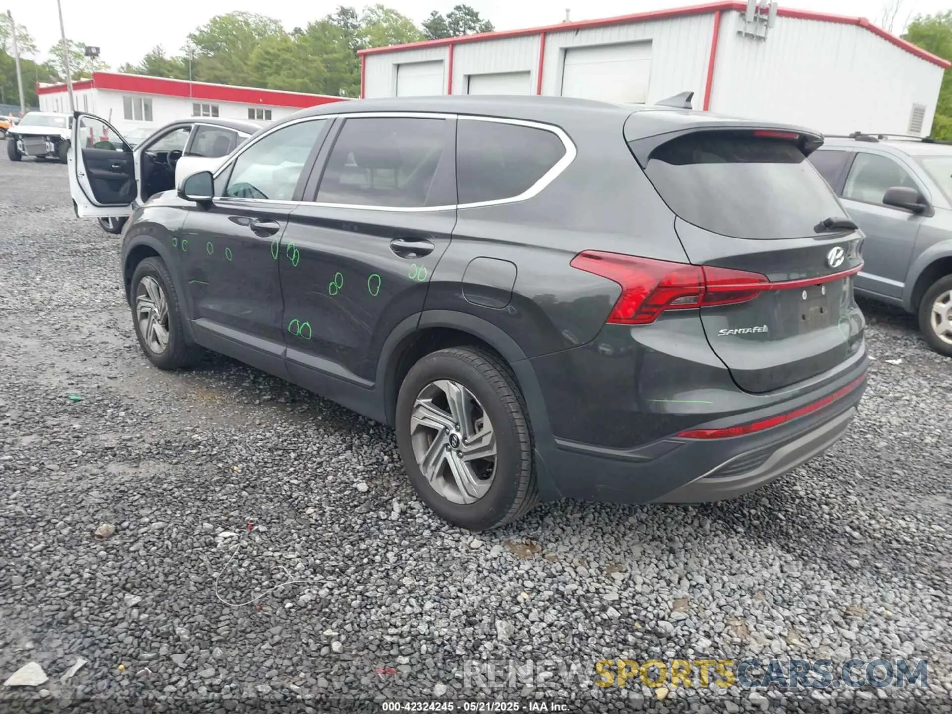3 Photograph of a damaged car 5NMS14AJ2MH332810 HYUNDAI SANTA FE 2021