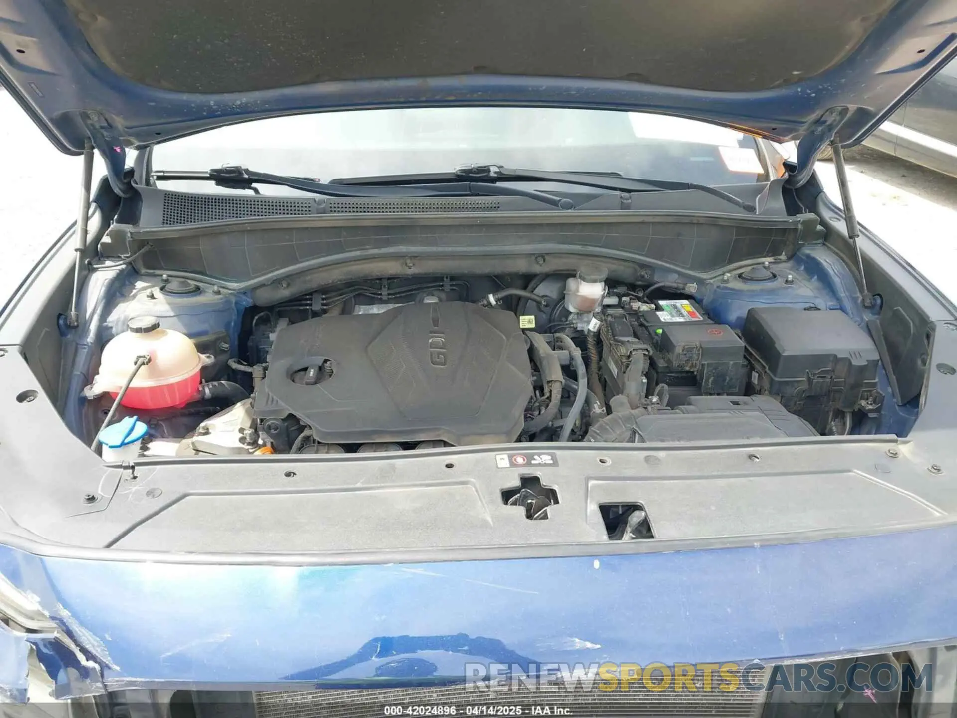 10 Photograph of a damaged car 5NMS14AJ2MH339403 HYUNDAI SANTA FE 2021