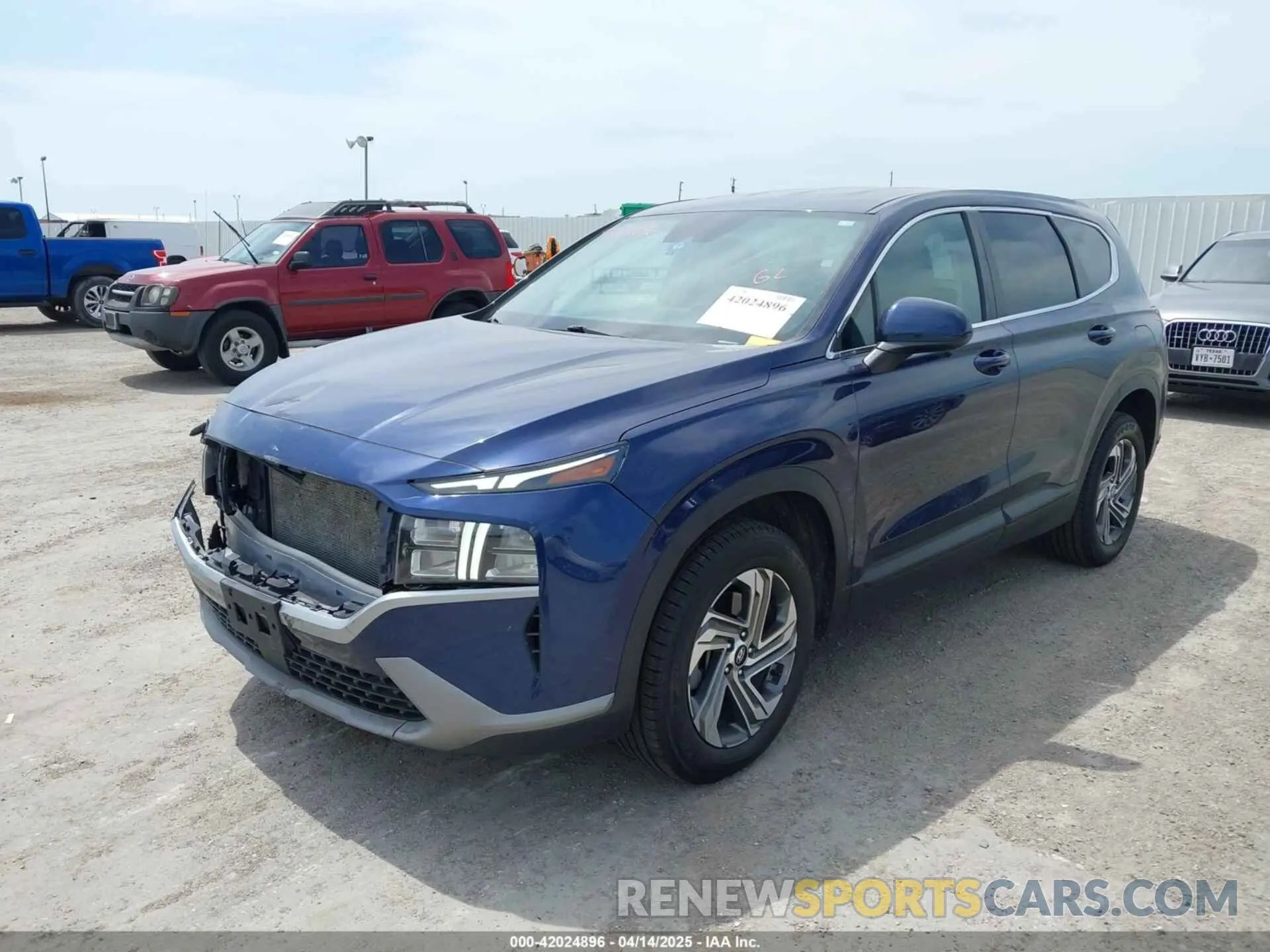 2 Photograph of a damaged car 5NMS14AJ2MH339403 HYUNDAI SANTA FE 2021