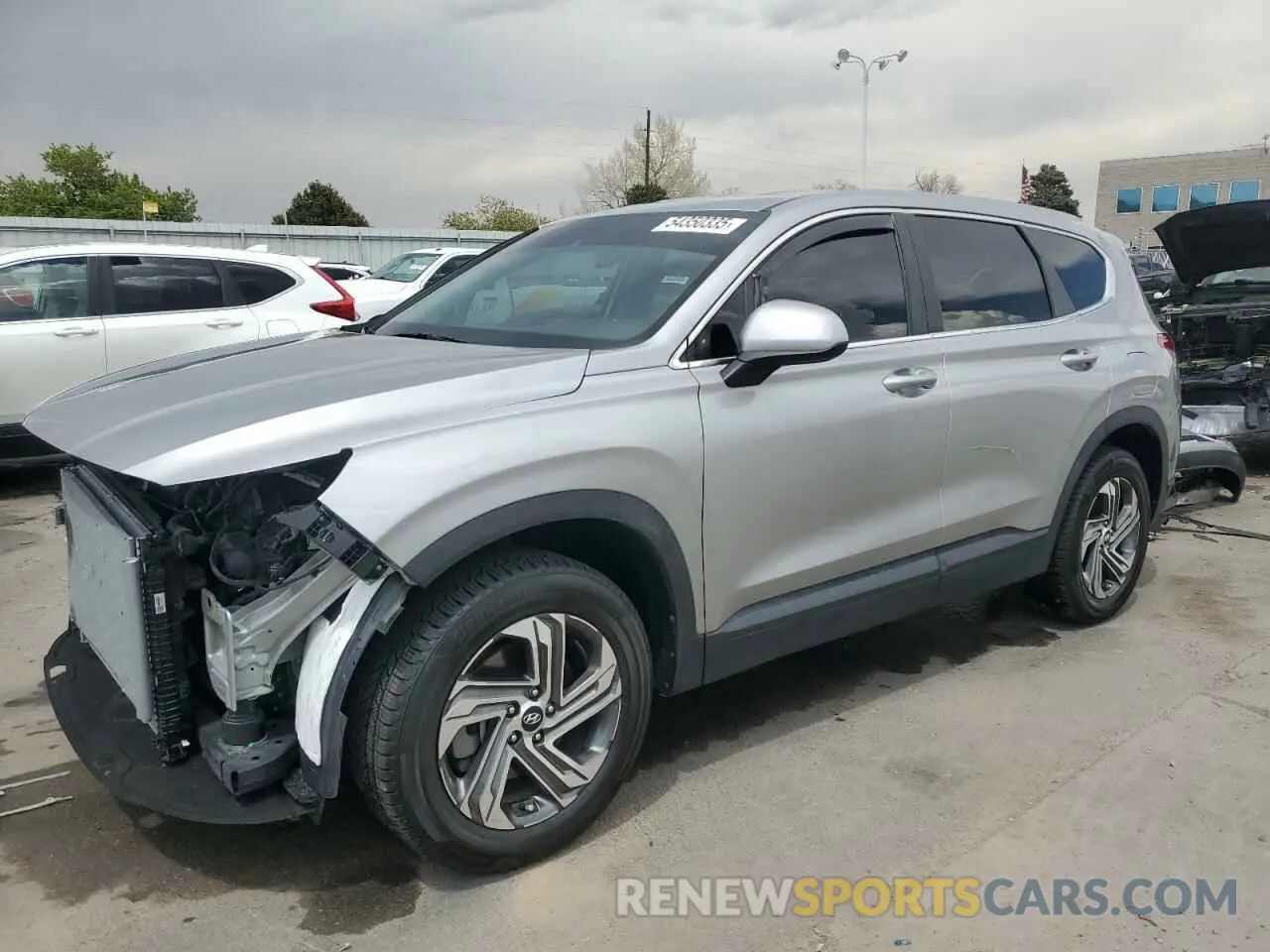 1 Photograph of a damaged car 5NMS14AJ3MH340916 HYUNDAI SANTA FE 2021