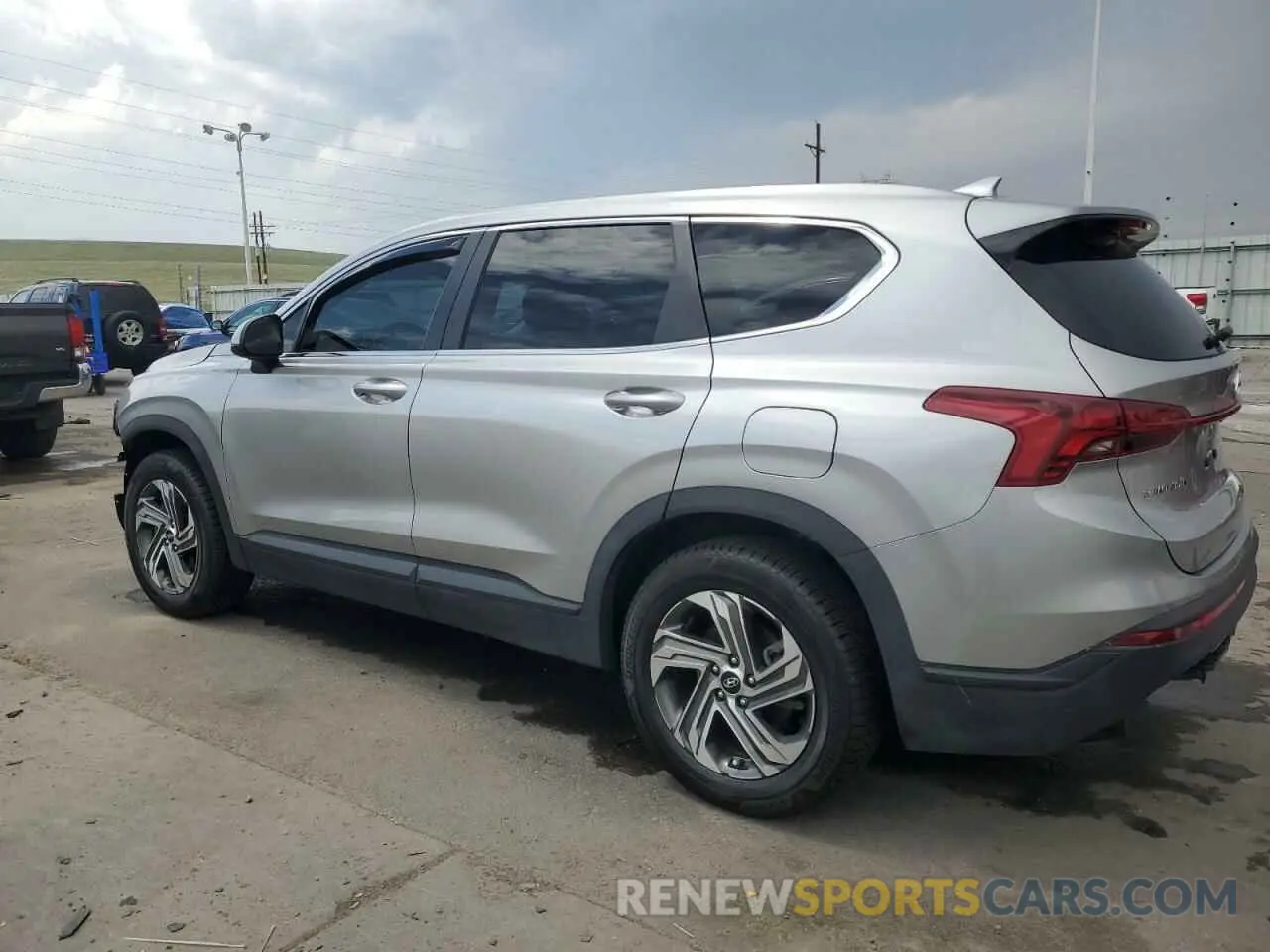 2 Photograph of a damaged car 5NMS14AJ3MH340916 HYUNDAI SANTA FE 2021