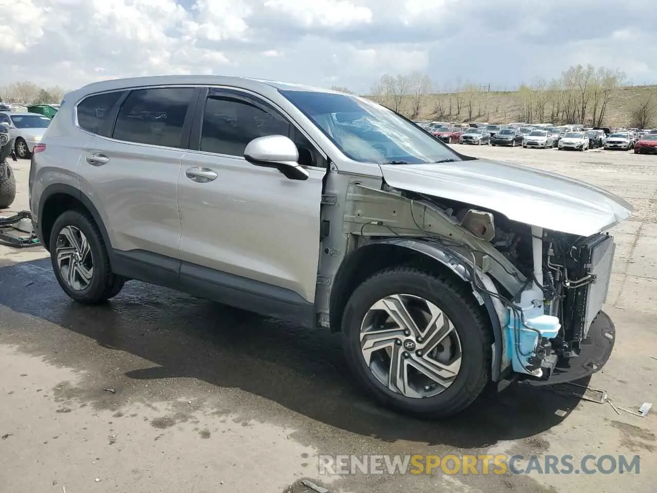 4 Photograph of a damaged car 5NMS14AJ3MH340916 HYUNDAI SANTA FE 2021