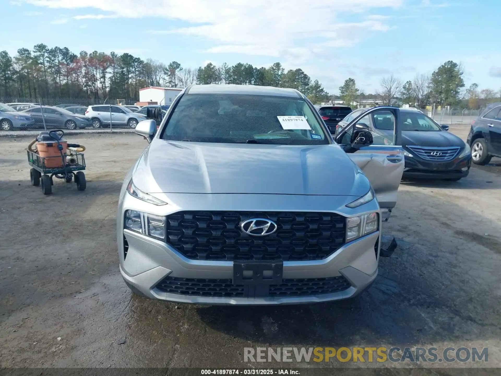 12 Photograph of a damaged car 5NMS14AJ4MH309691 HYUNDAI SANTA FE 2021