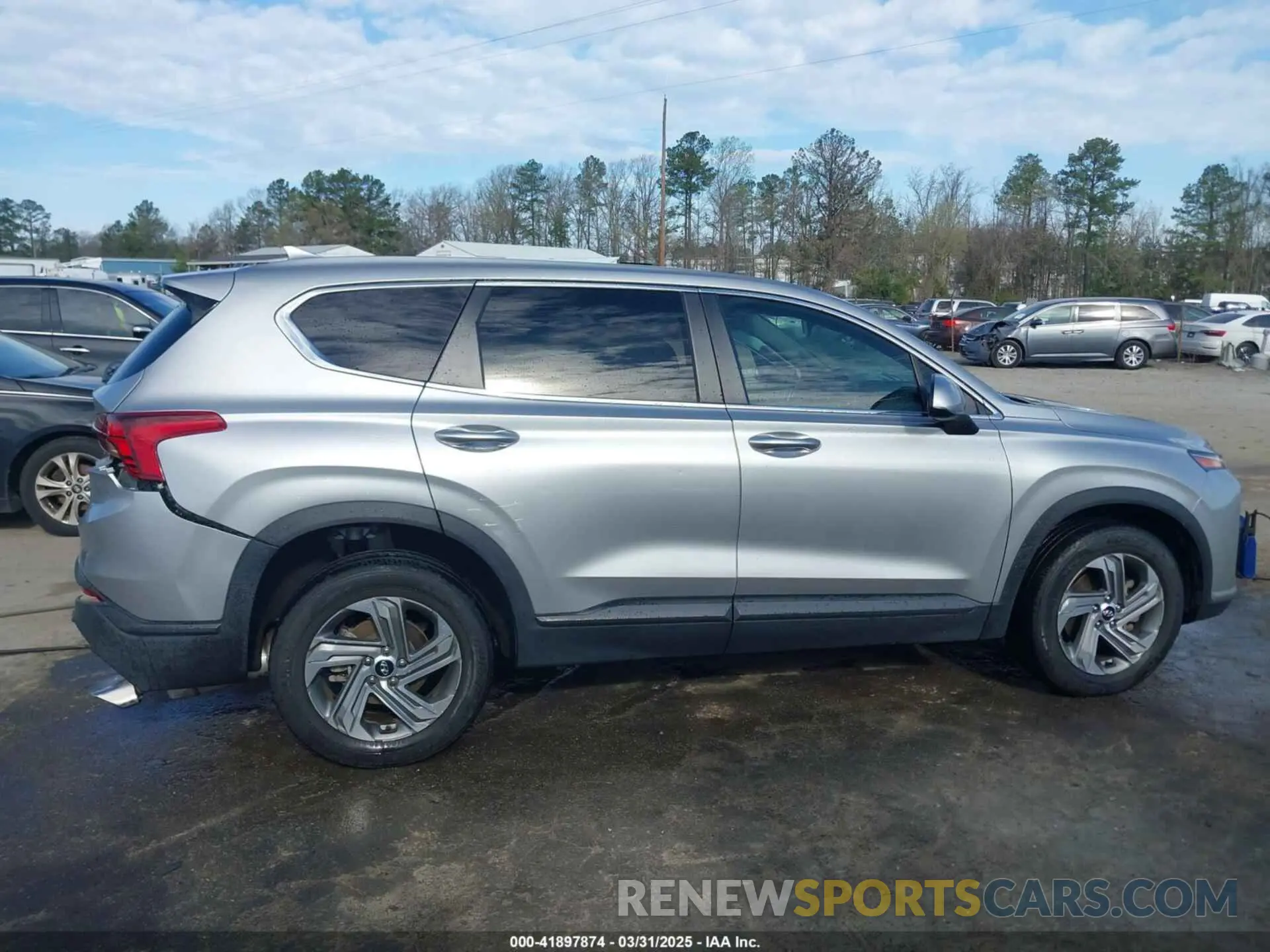 13 Photograph of a damaged car 5NMS14AJ4MH309691 HYUNDAI SANTA FE 2021