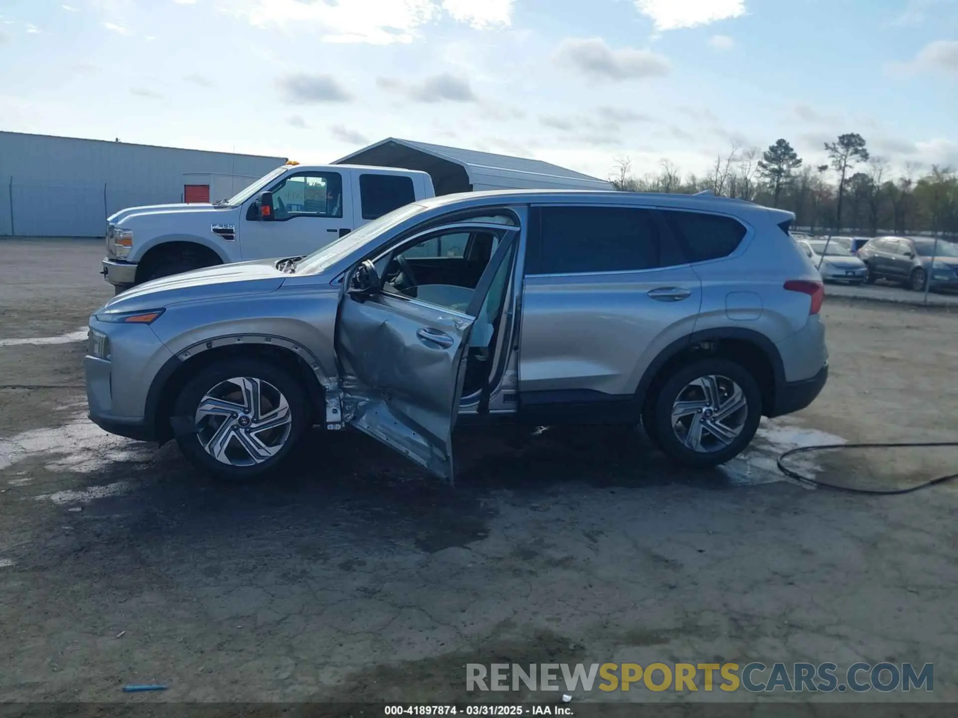 14 Photograph of a damaged car 5NMS14AJ4MH309691 HYUNDAI SANTA FE 2021