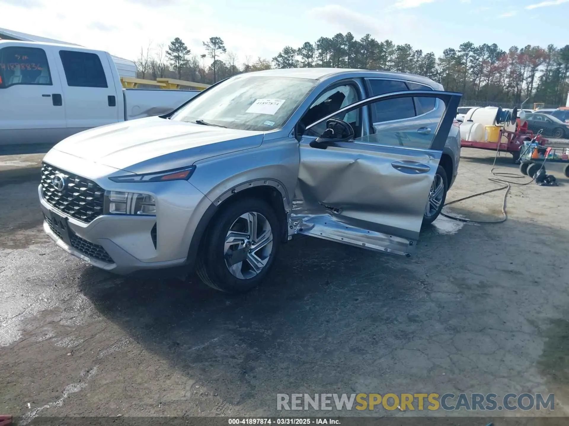 2 Photograph of a damaged car 5NMS14AJ4MH309691 HYUNDAI SANTA FE 2021