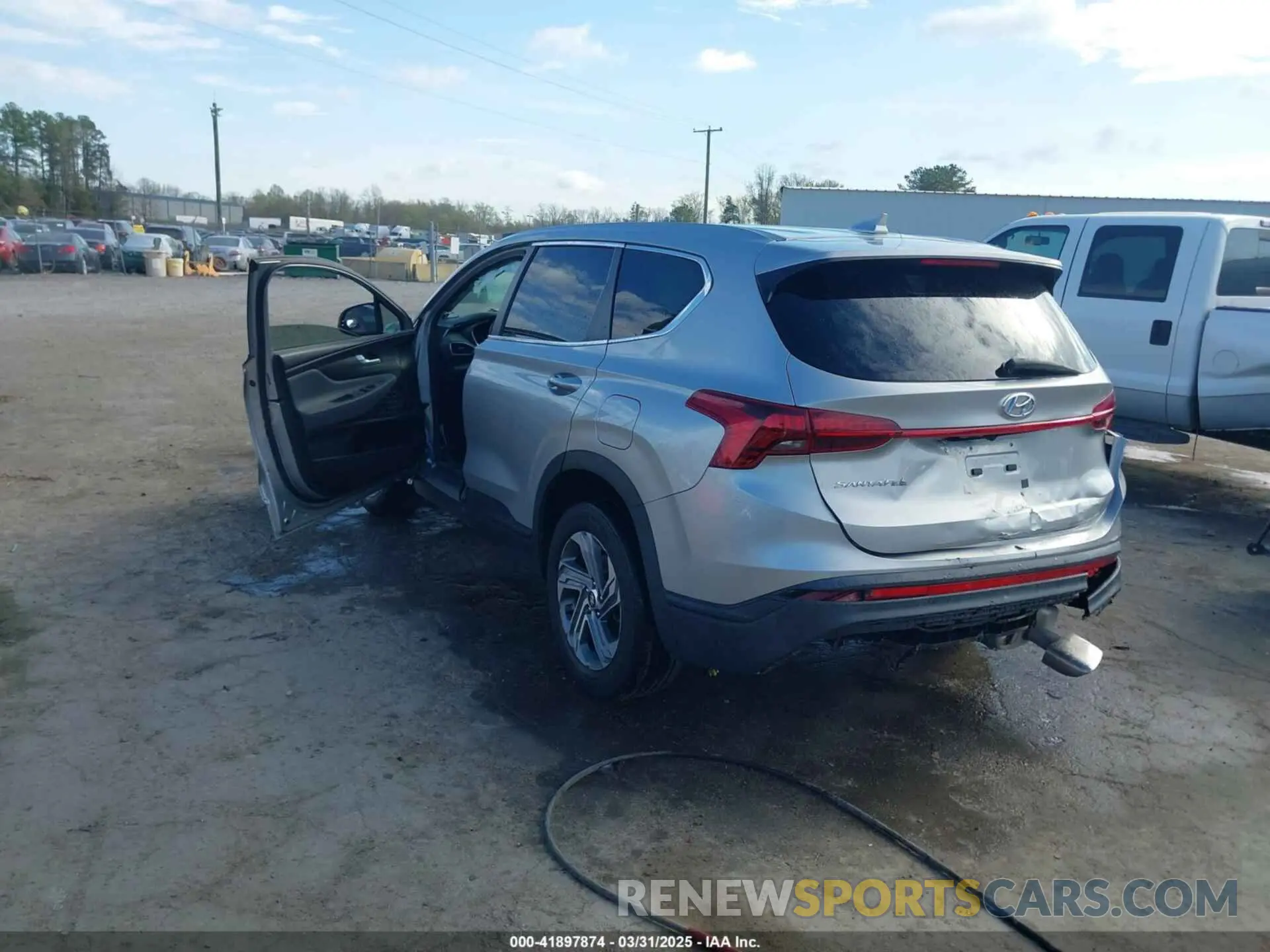 3 Photograph of a damaged car 5NMS14AJ4MH309691 HYUNDAI SANTA FE 2021