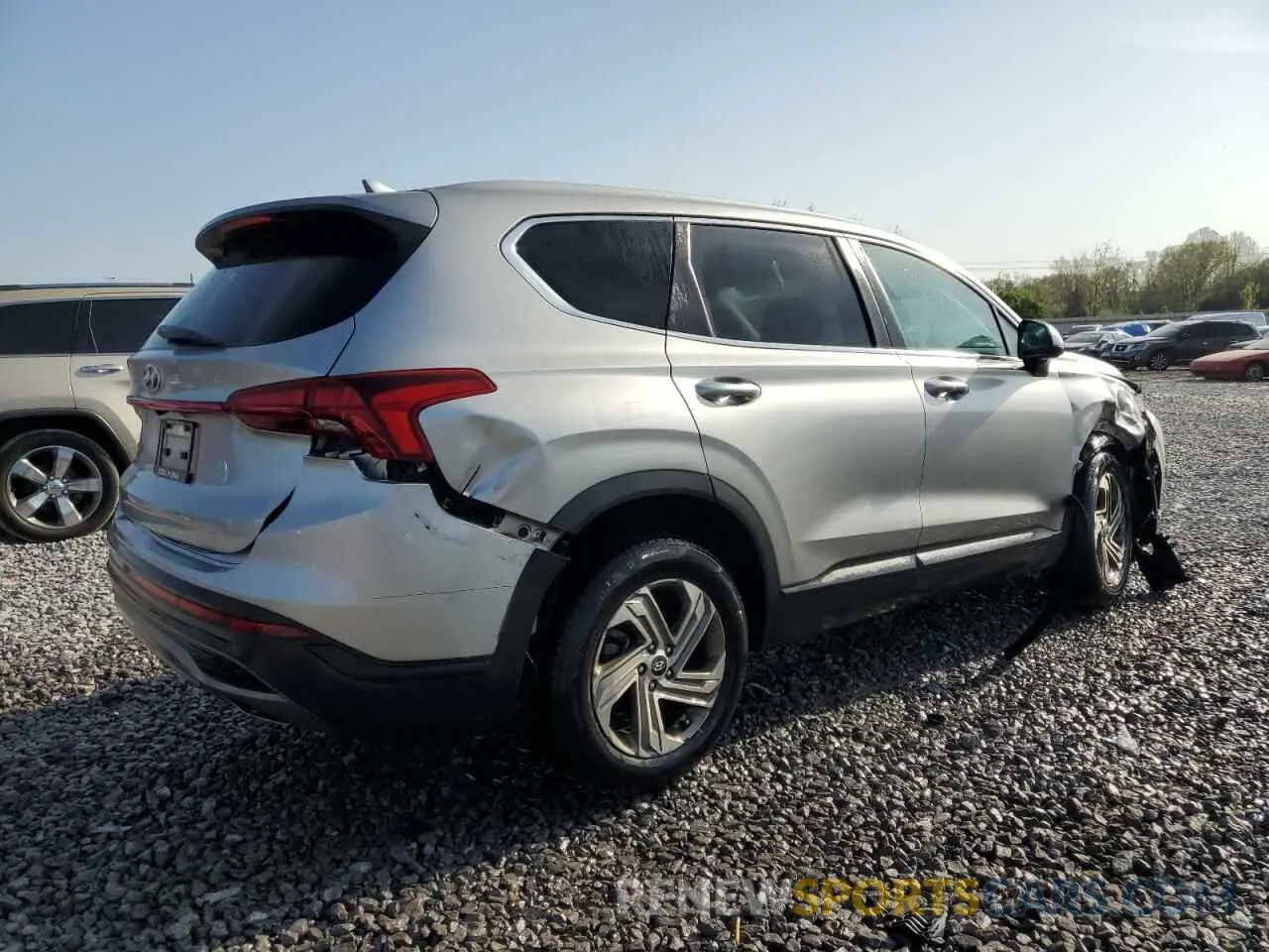 3 Photograph of a damaged car 5NMS14AJ5MH340934 HYUNDAI SANTA FE 2021
