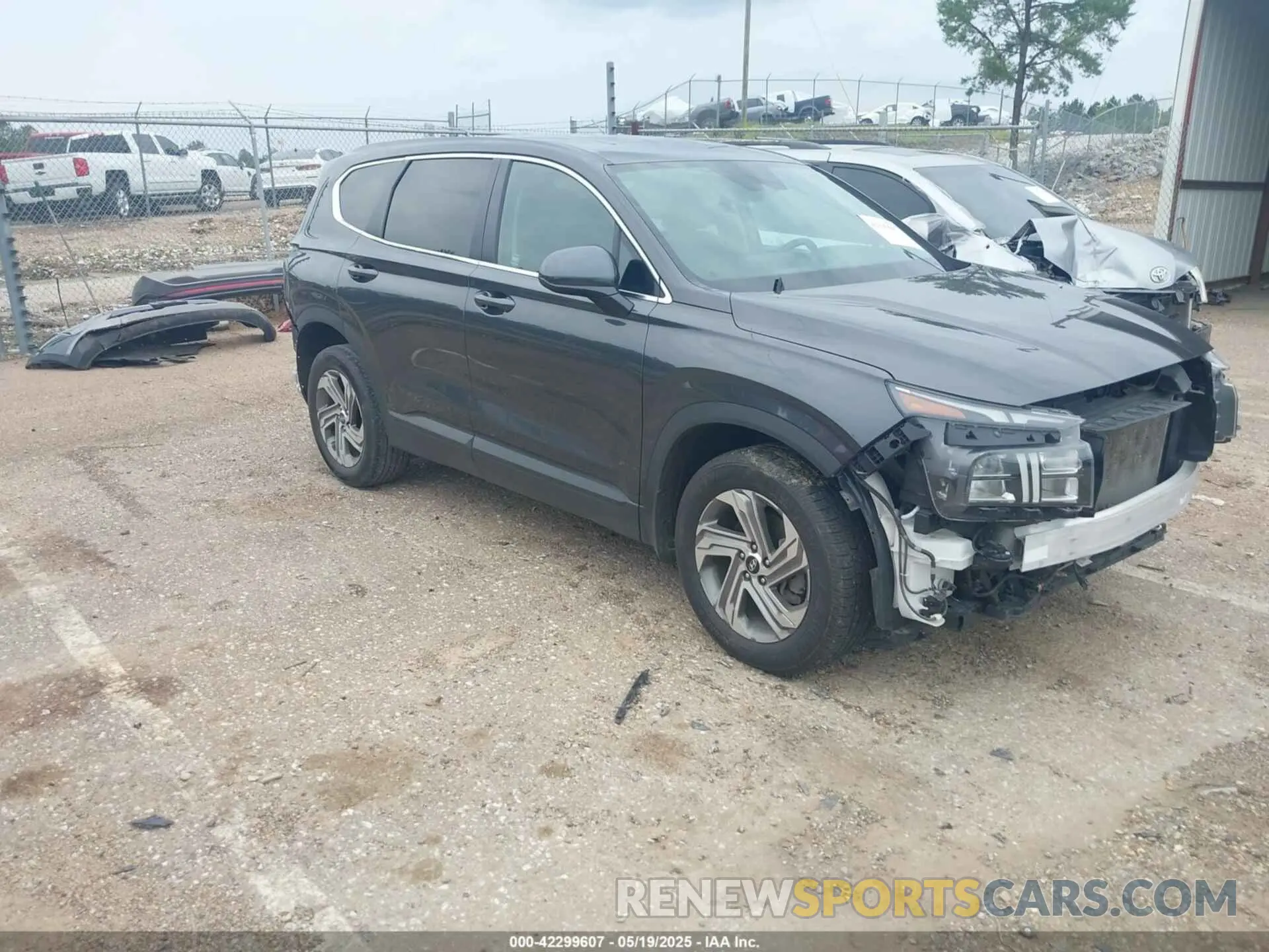 1 Photograph of a damaged car 5NMS14AJ5MH346250 HYUNDAI SANTA FE 2021