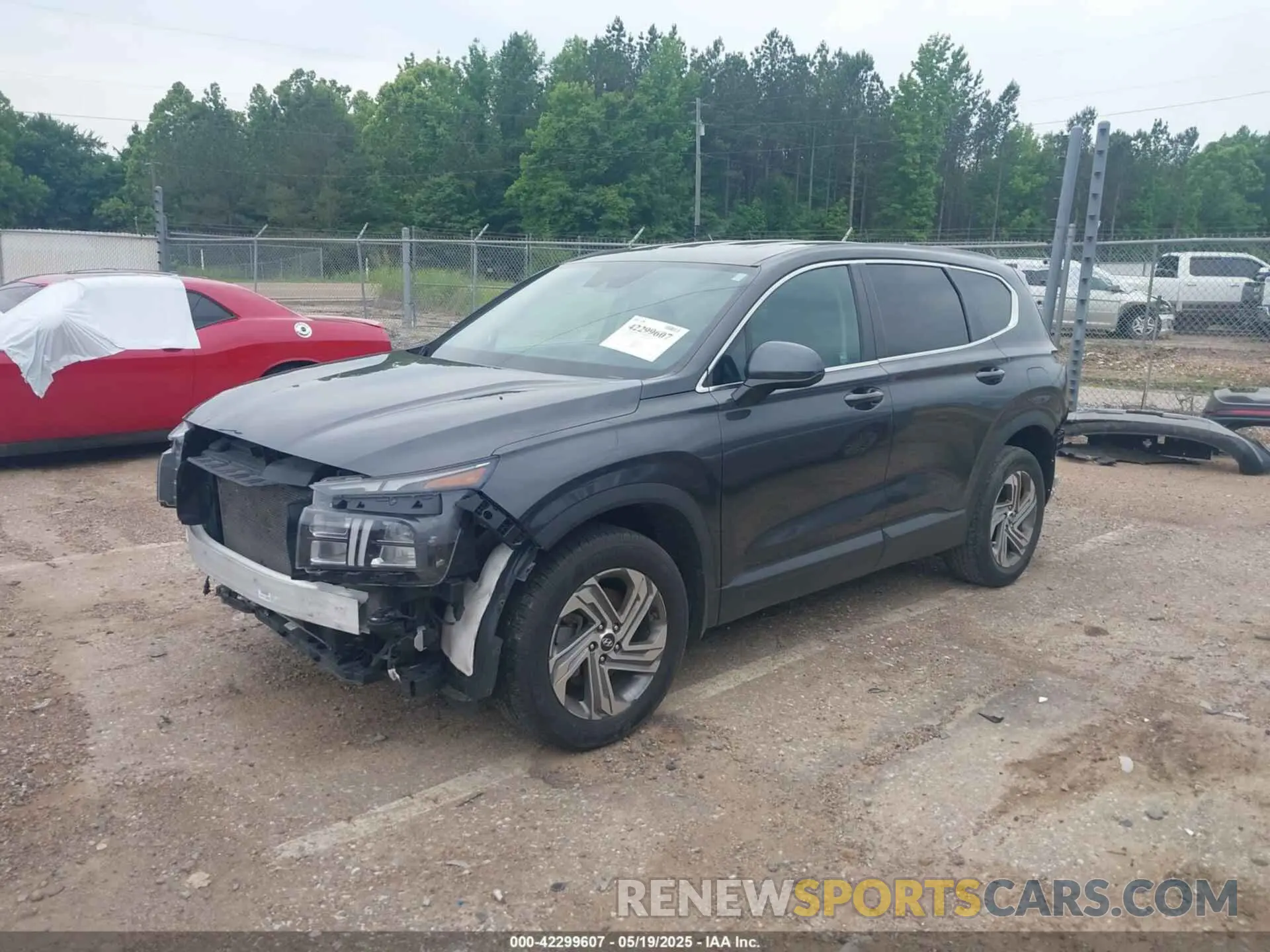 2 Photograph of a damaged car 5NMS14AJ5MH346250 HYUNDAI SANTA FE 2021