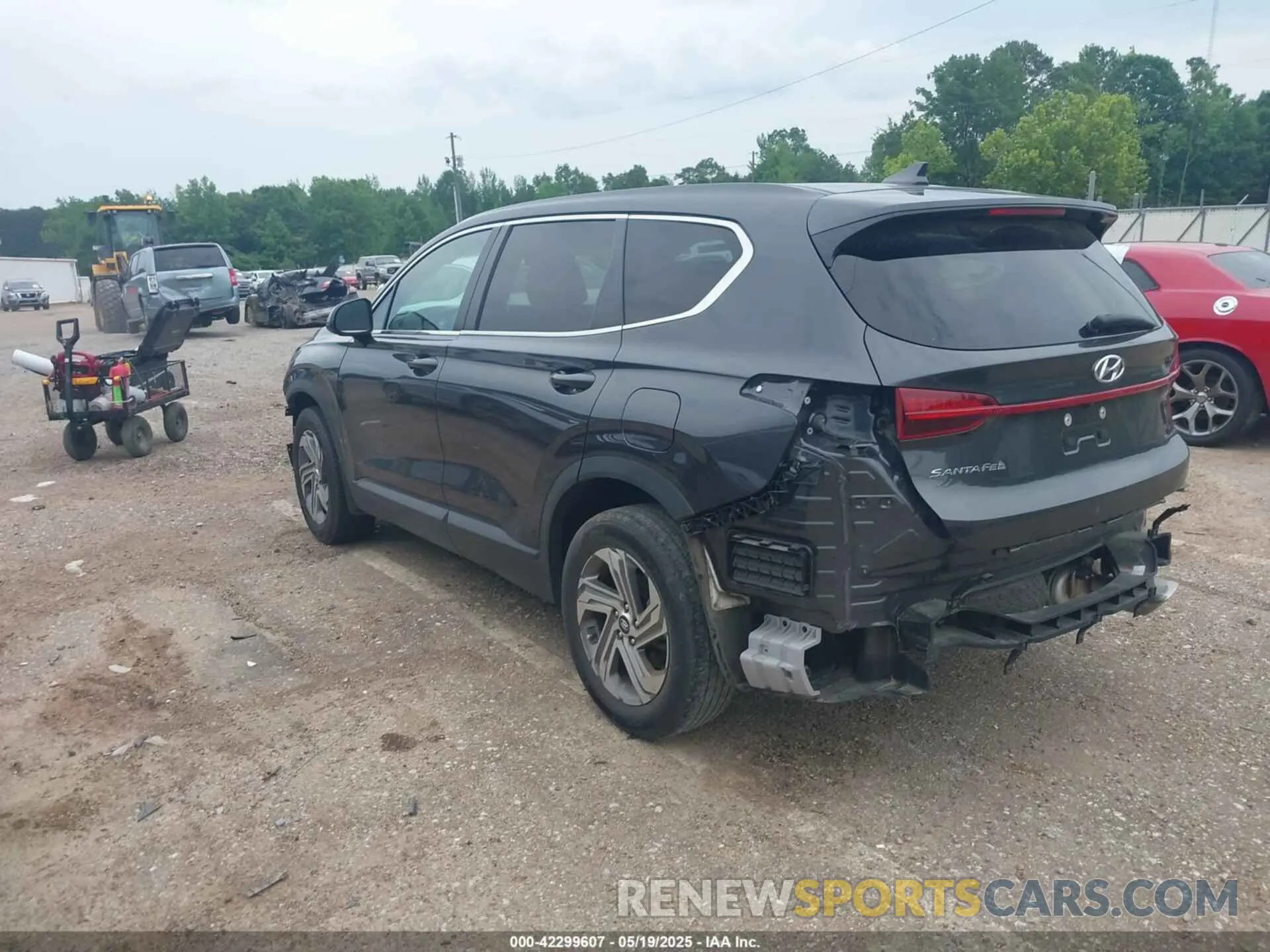 3 Photograph of a damaged car 5NMS14AJ5MH346250 HYUNDAI SANTA FE 2021