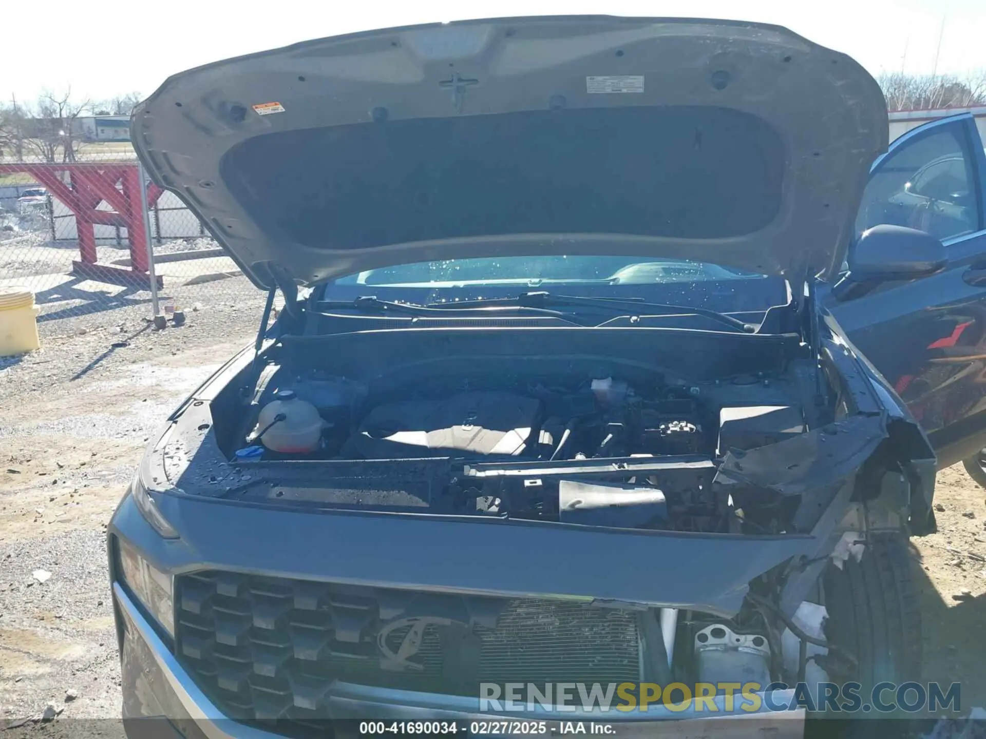 10 Photograph of a damaged car 5NMS14AJ6MH346371 HYUNDAI SANTA FE 2021