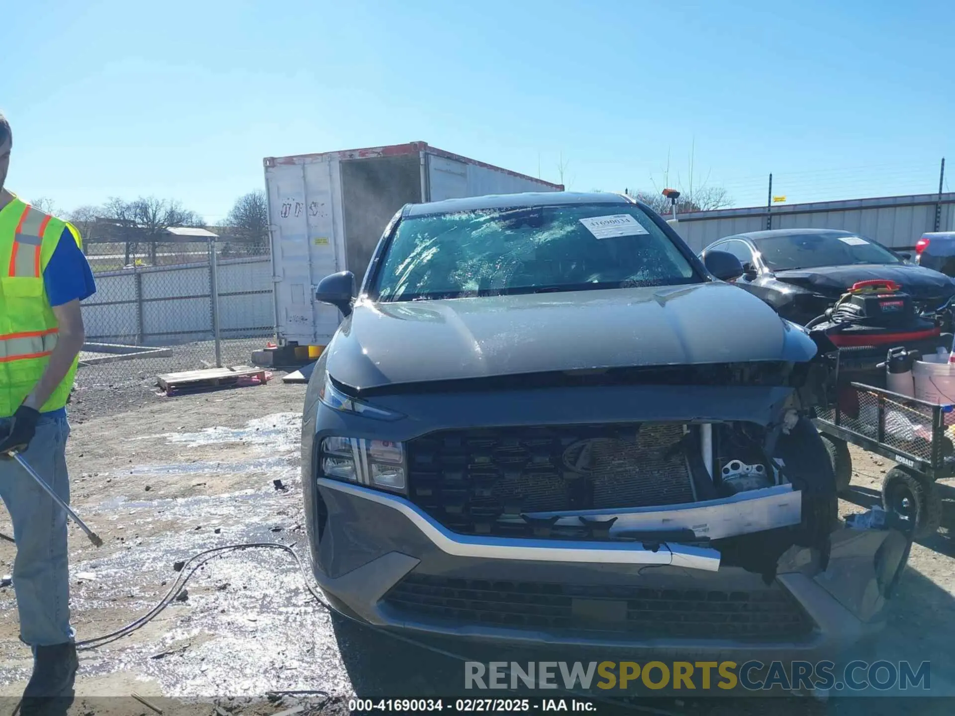 13 Photograph of a damaged car 5NMS14AJ6MH346371 HYUNDAI SANTA FE 2021