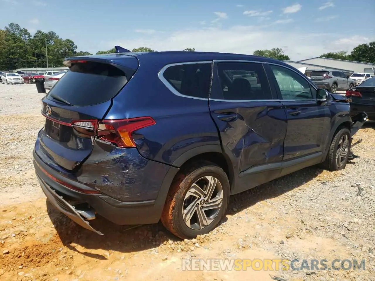 3 Photograph of a damaged car 5NMS14AJ9MH328494 HYUNDAI SANTA FE 2021