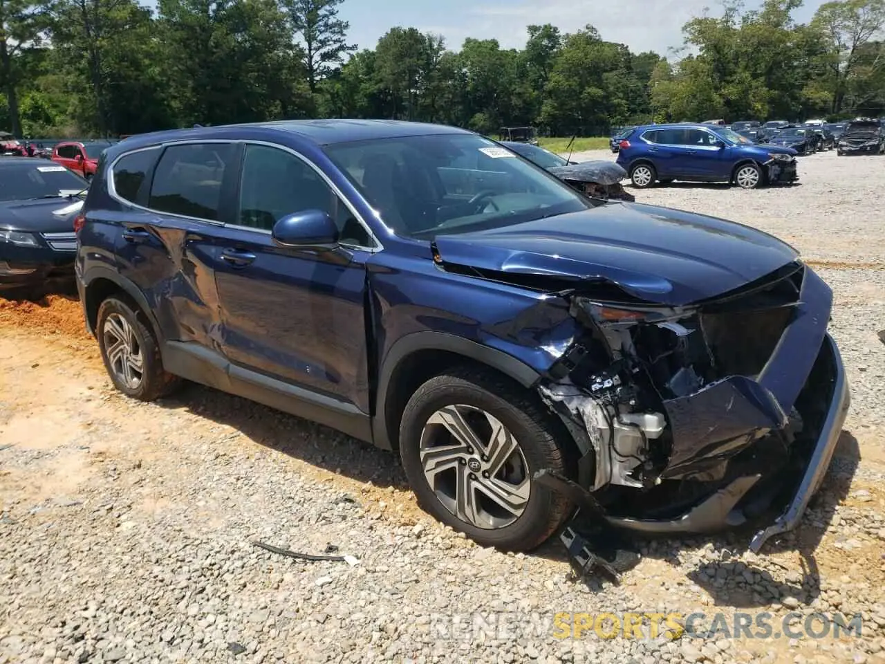 4 Photograph of a damaged car 5NMS14AJ9MH328494 HYUNDAI SANTA FE 2021