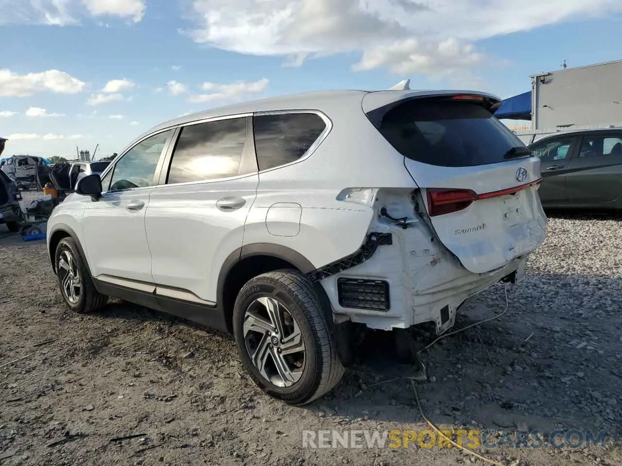 2 Photograph of a damaged car 5NMS14AJ9MH337874 HYUNDAI SANTA FE 2021