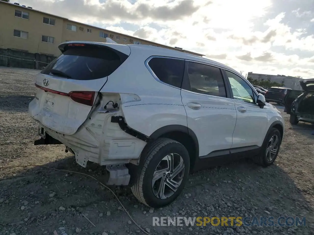 3 Photograph of a damaged car 5NMS14AJ9MH337874 HYUNDAI SANTA FE 2021