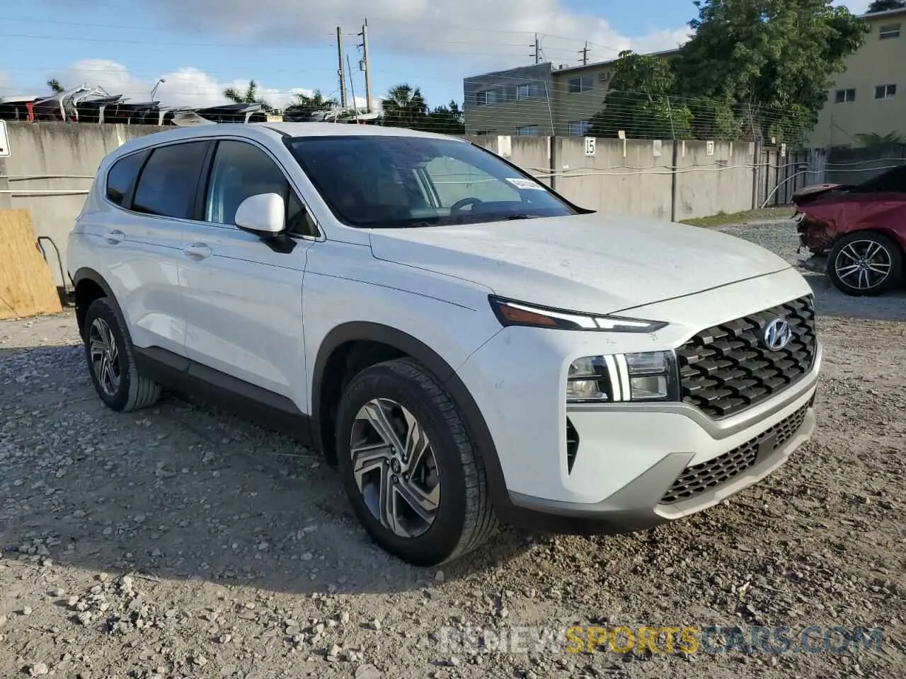 4 Photograph of a damaged car 5NMS14AJ9MH337874 HYUNDAI SANTA FE 2021