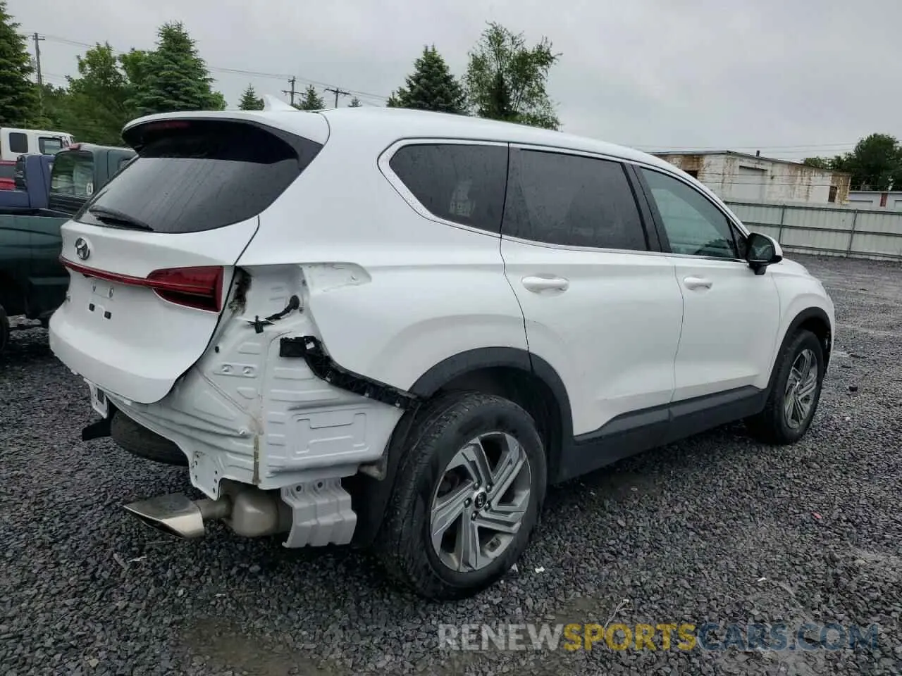 3 Photograph of a damaged car 5NMS14AJ9MH361804 HYUNDAI SANTA FE 2021