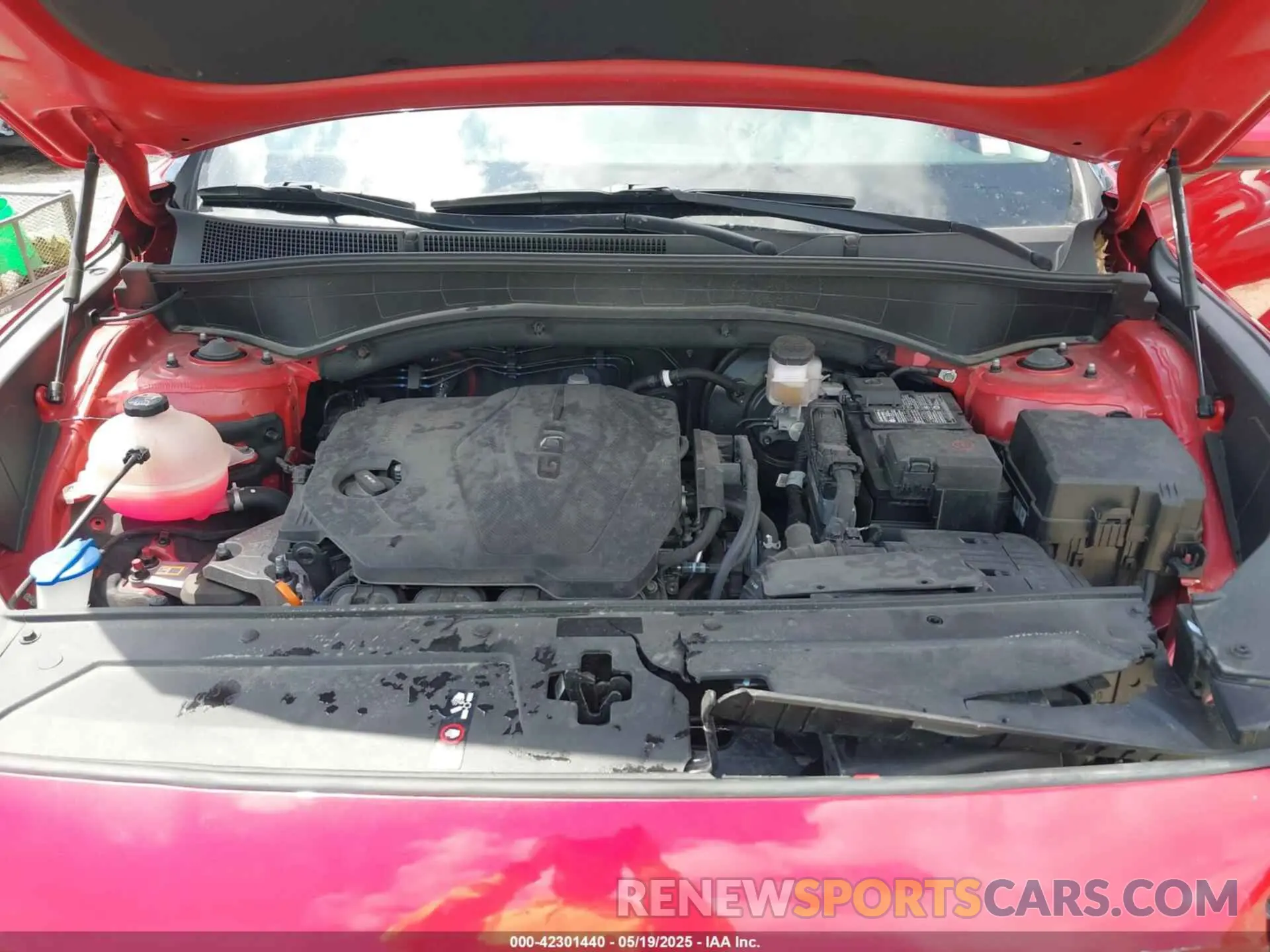 10 Photograph of a damaged car 5NMS14AJXMH336085 HYUNDAI SANTA FE 2021