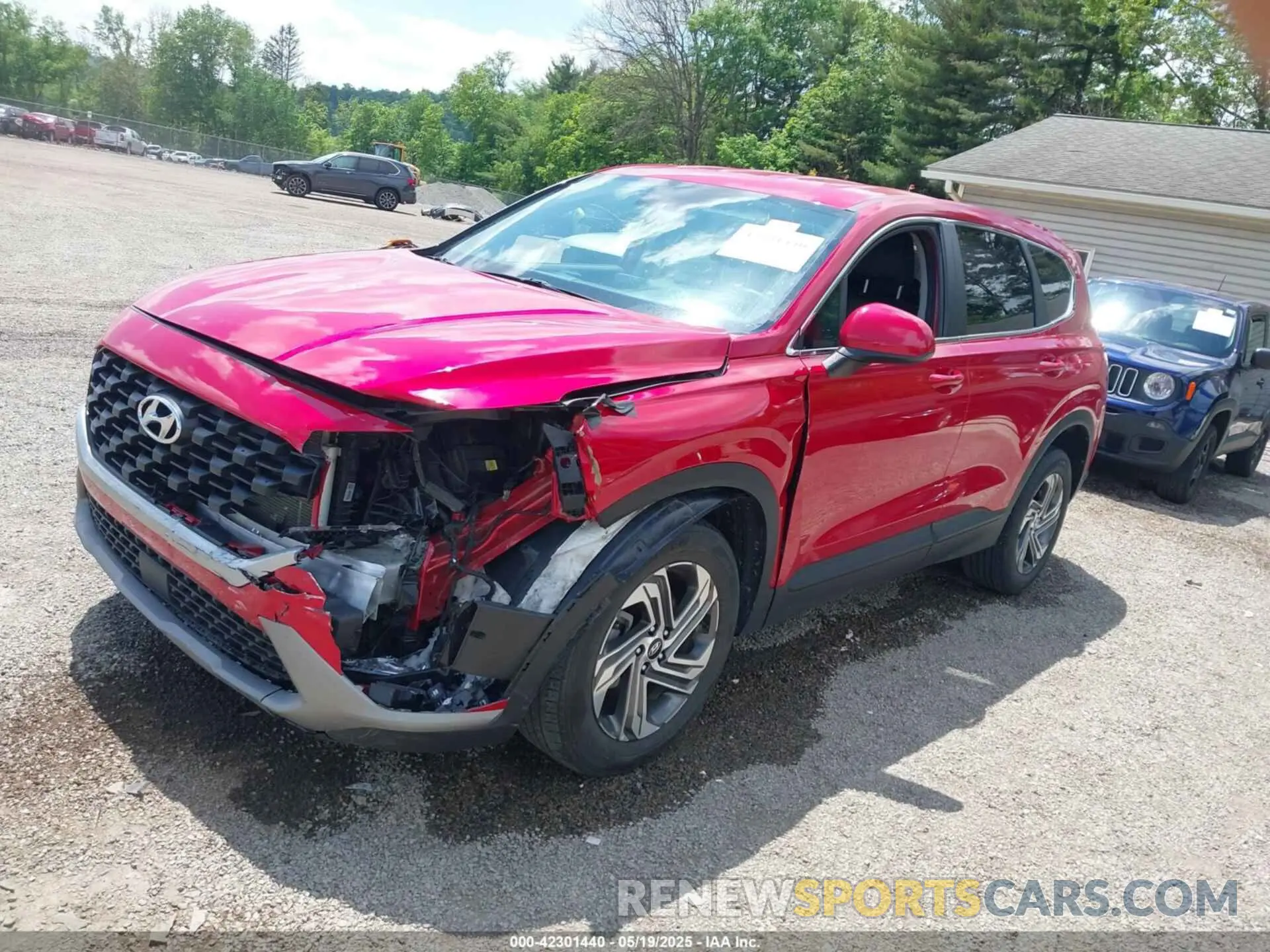 2 Photograph of a damaged car 5NMS14AJXMH336085 HYUNDAI SANTA FE 2021