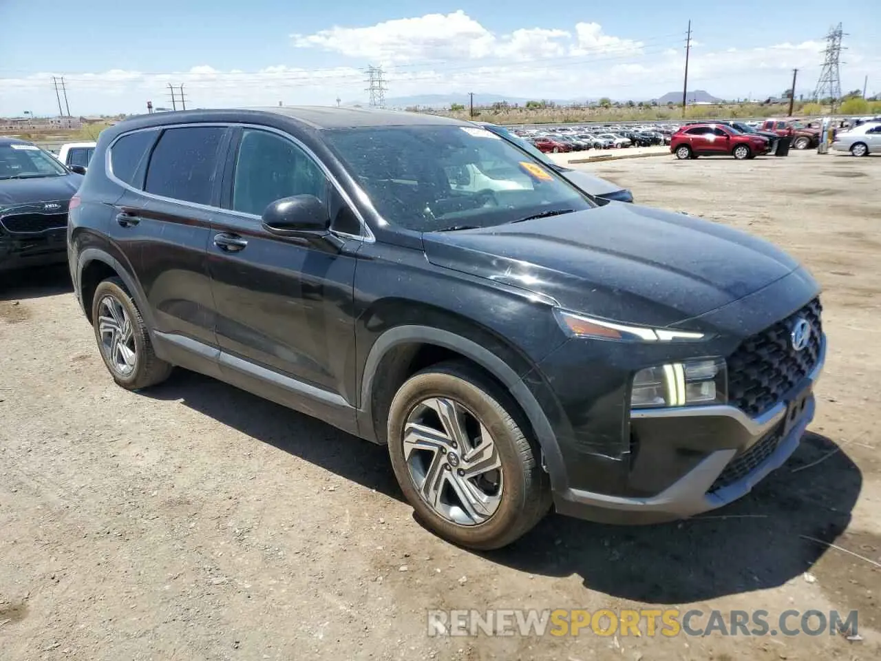 4 Photograph of a damaged car 5NMS14AJXMH340458 HYUNDAI SANTA FE 2021