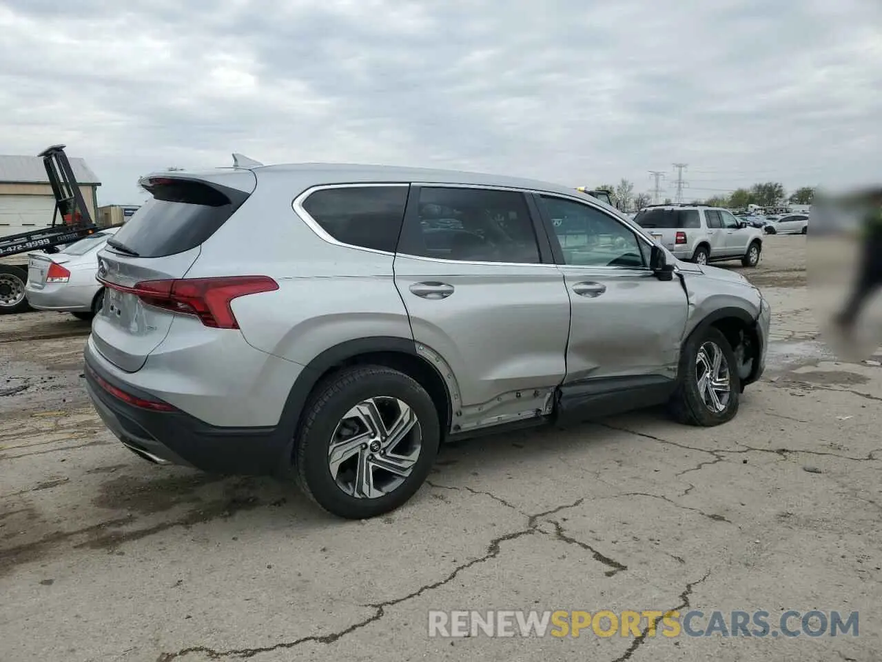 3 Photograph of a damaged car 5NMS1DAJ1MH357634 HYUNDAI SANTA FE 2021