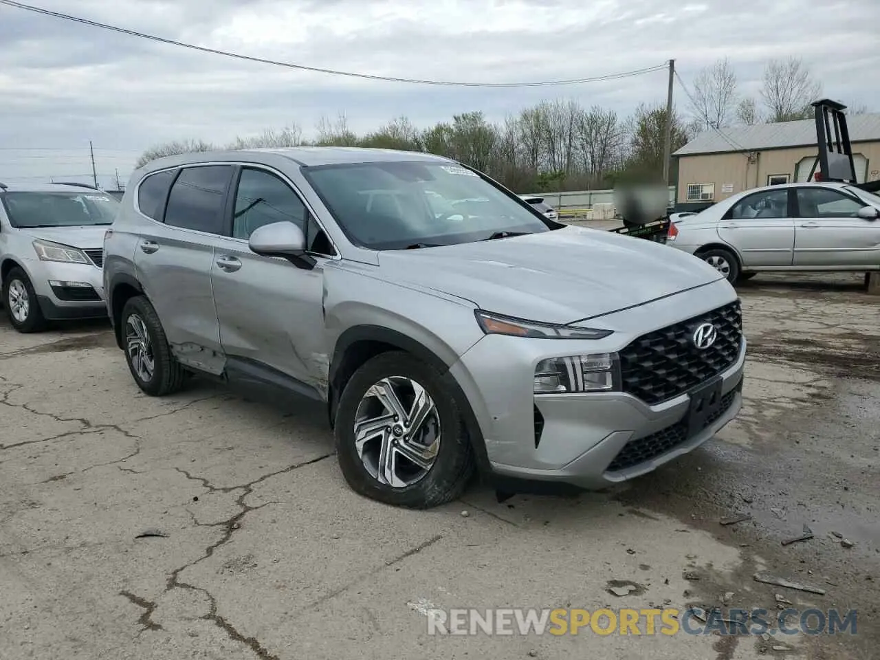 4 Photograph of a damaged car 5NMS1DAJ1MH357634 HYUNDAI SANTA FE 2021