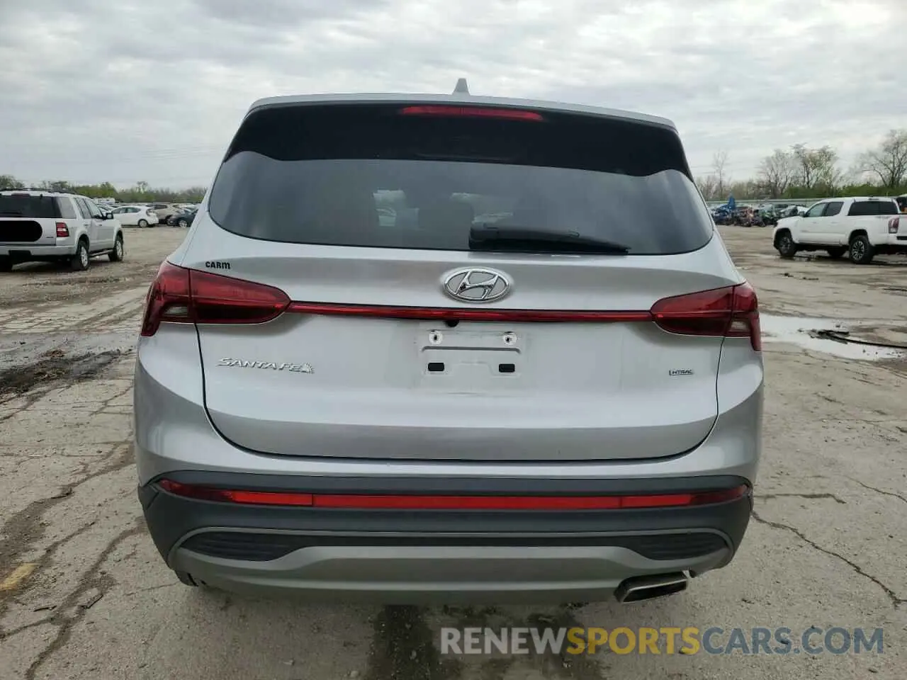 6 Photograph of a damaged car 5NMS1DAJ1MH357634 HYUNDAI SANTA FE 2021