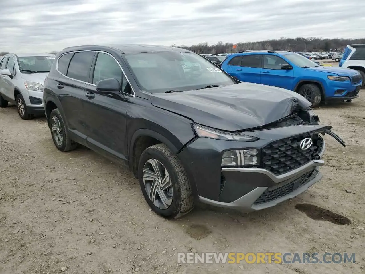 4 Photograph of a damaged car 5NMS1DAJ3MH369641 HYUNDAI SANTA FE 2021