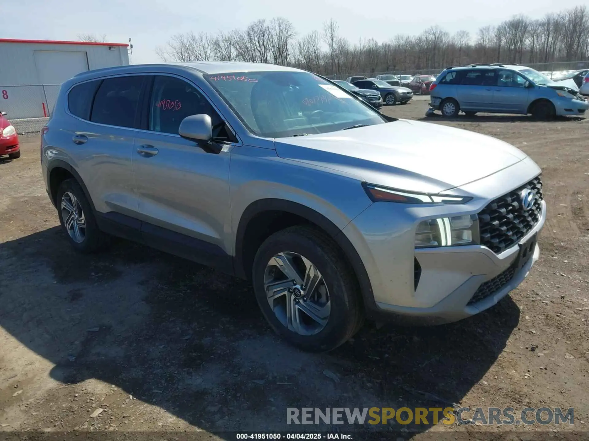 1 Photograph of a damaged car 5NMS1DAJ5MH320635 HYUNDAI SANTA FE 2021