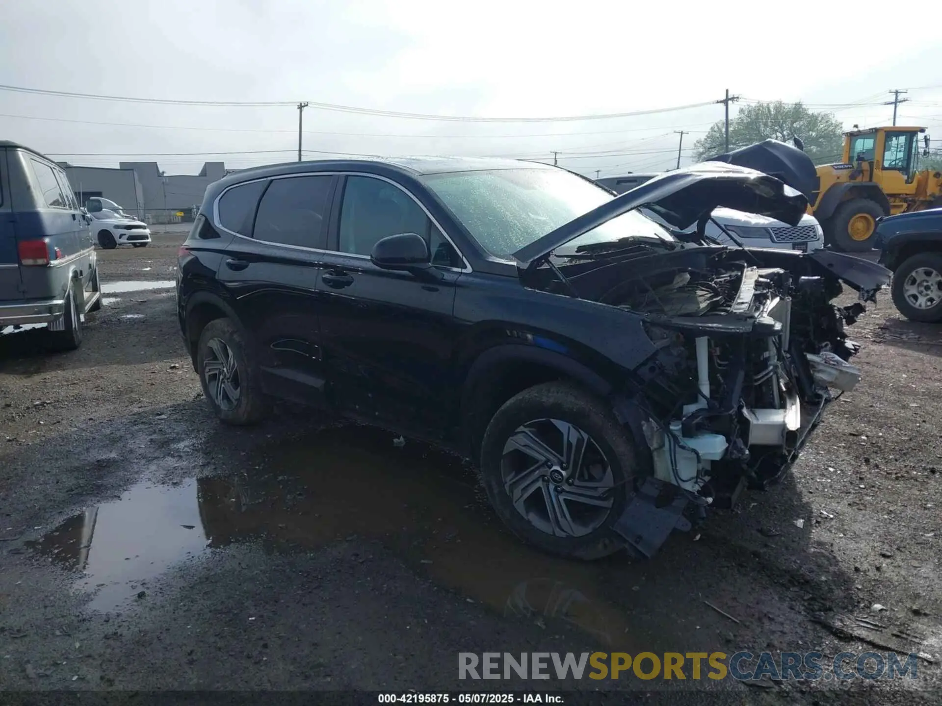 1 Photograph of a damaged car 5NMS1DAJ8MH344041 HYUNDAI SANTA FE 2021