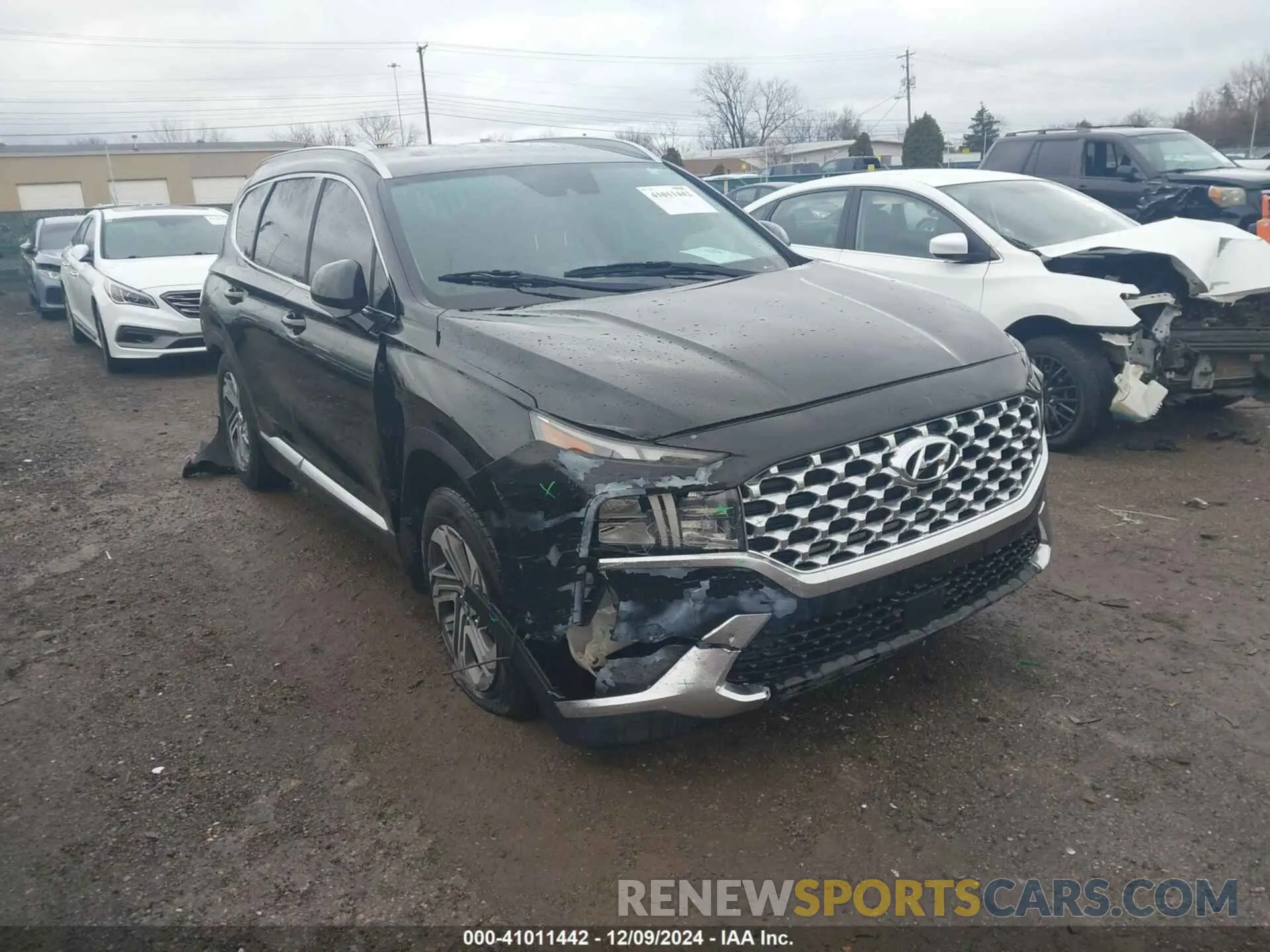 1 Photograph of a damaged car 5NMS24AJ0MH360019 HYUNDAI SANTA FE 2021