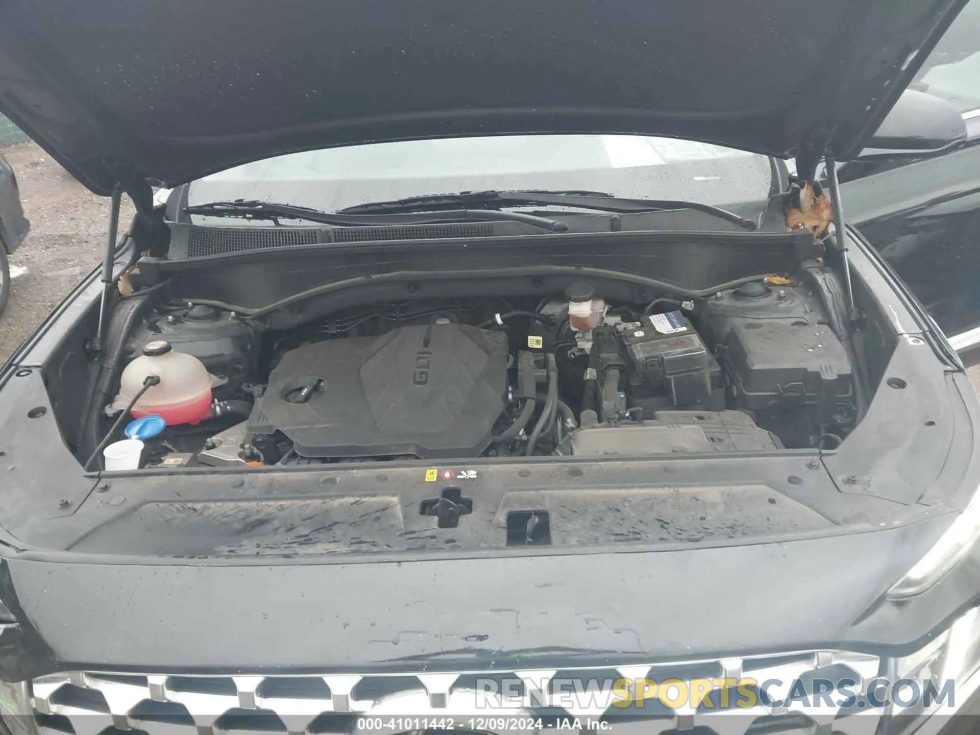10 Photograph of a damaged car 5NMS24AJ0MH360019 HYUNDAI SANTA FE 2021