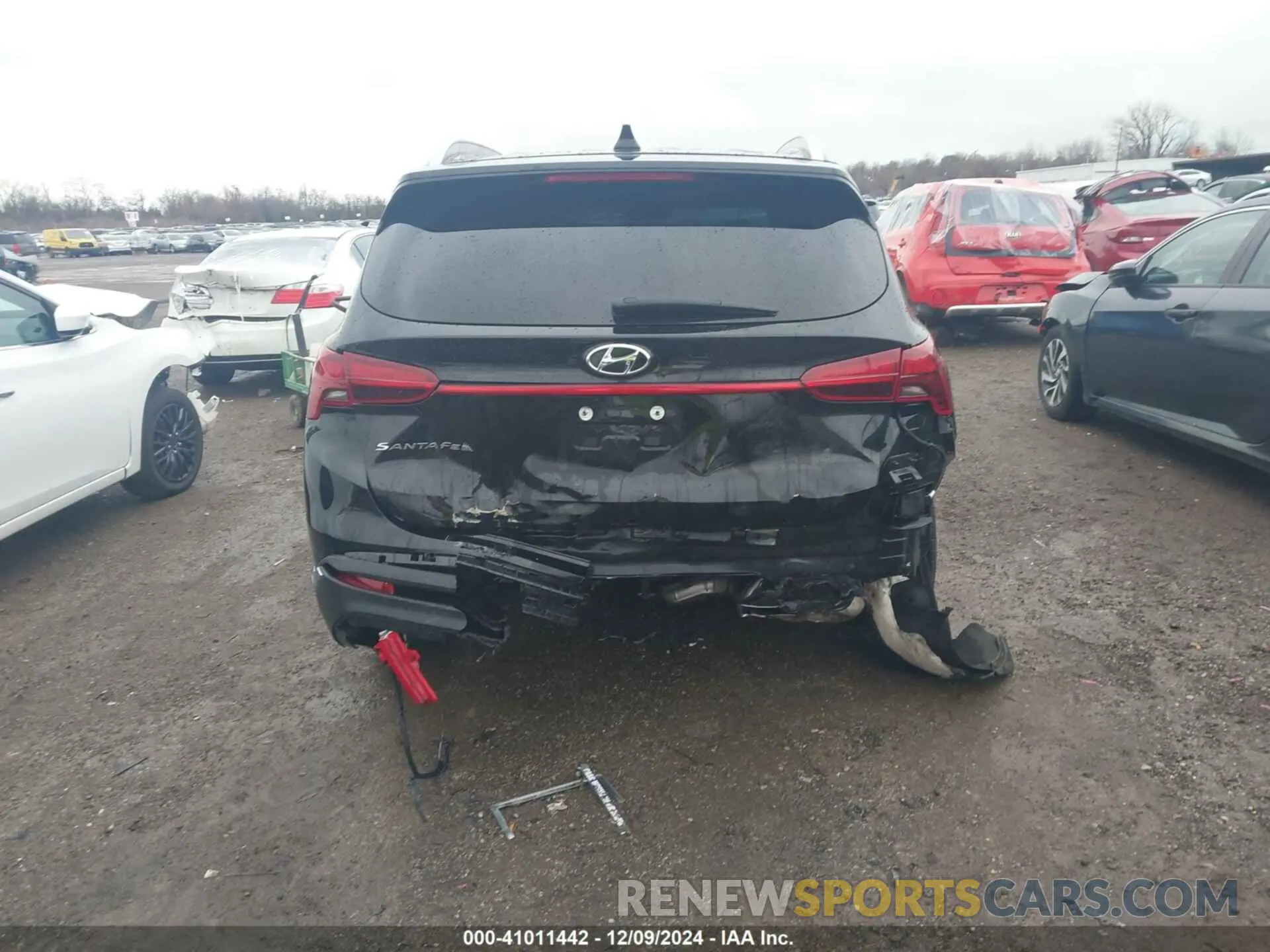 16 Photograph of a damaged car 5NMS24AJ0MH360019 HYUNDAI SANTA FE 2021