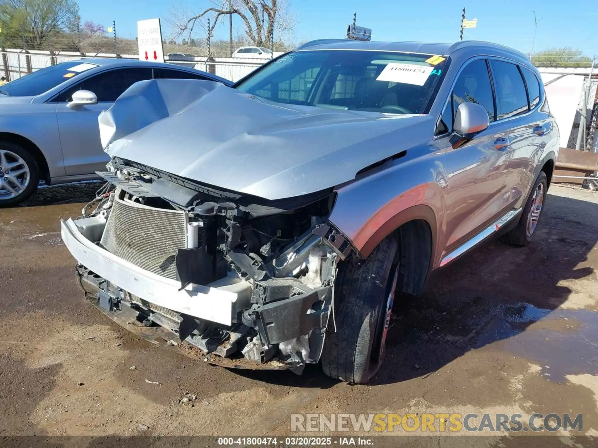 2 Photograph of a damaged car 5NMS24AJ1MH356058 HYUNDAI SANTA FE 2021