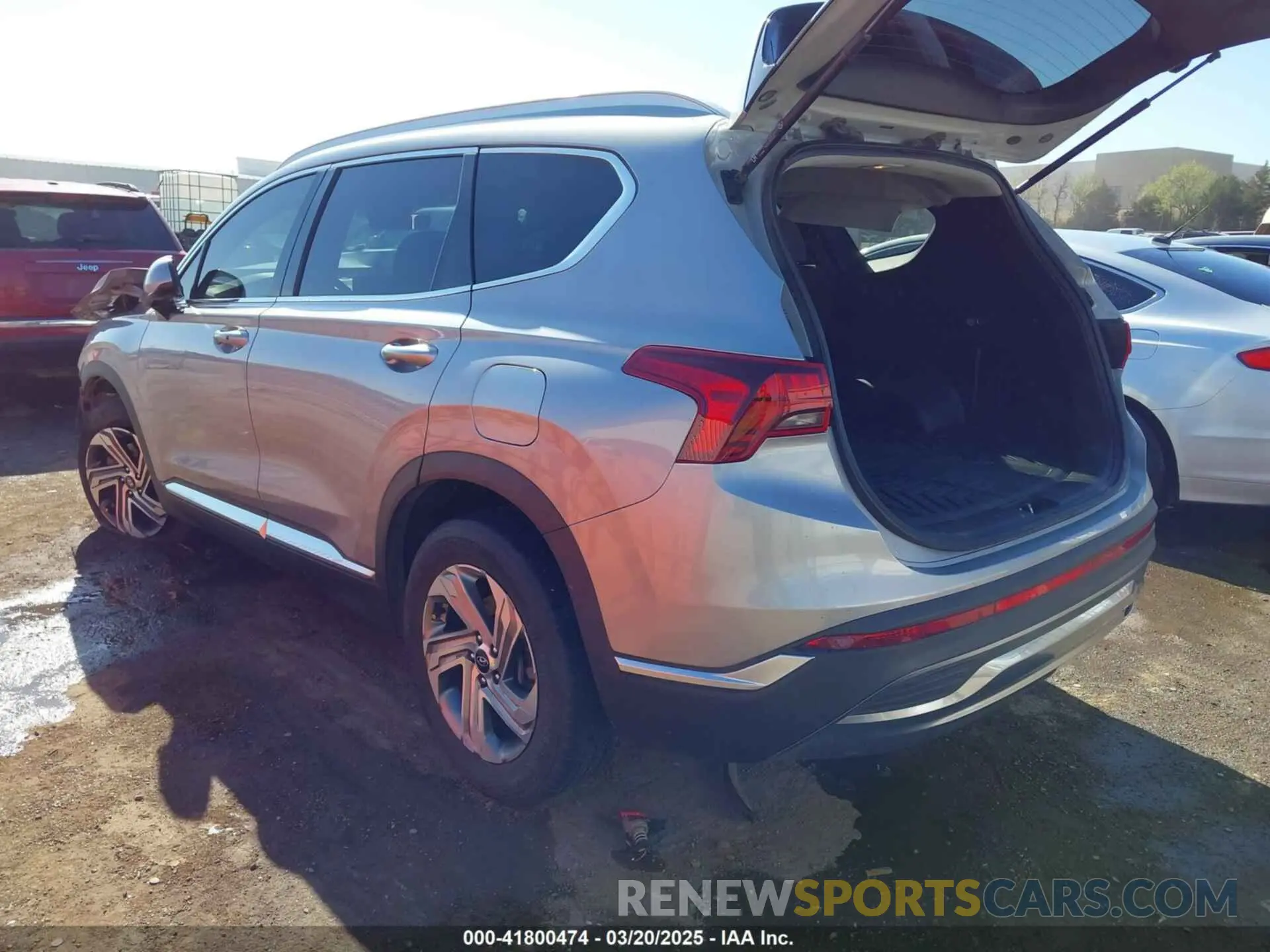 3 Photograph of a damaged car 5NMS24AJ1MH356058 HYUNDAI SANTA FE 2021