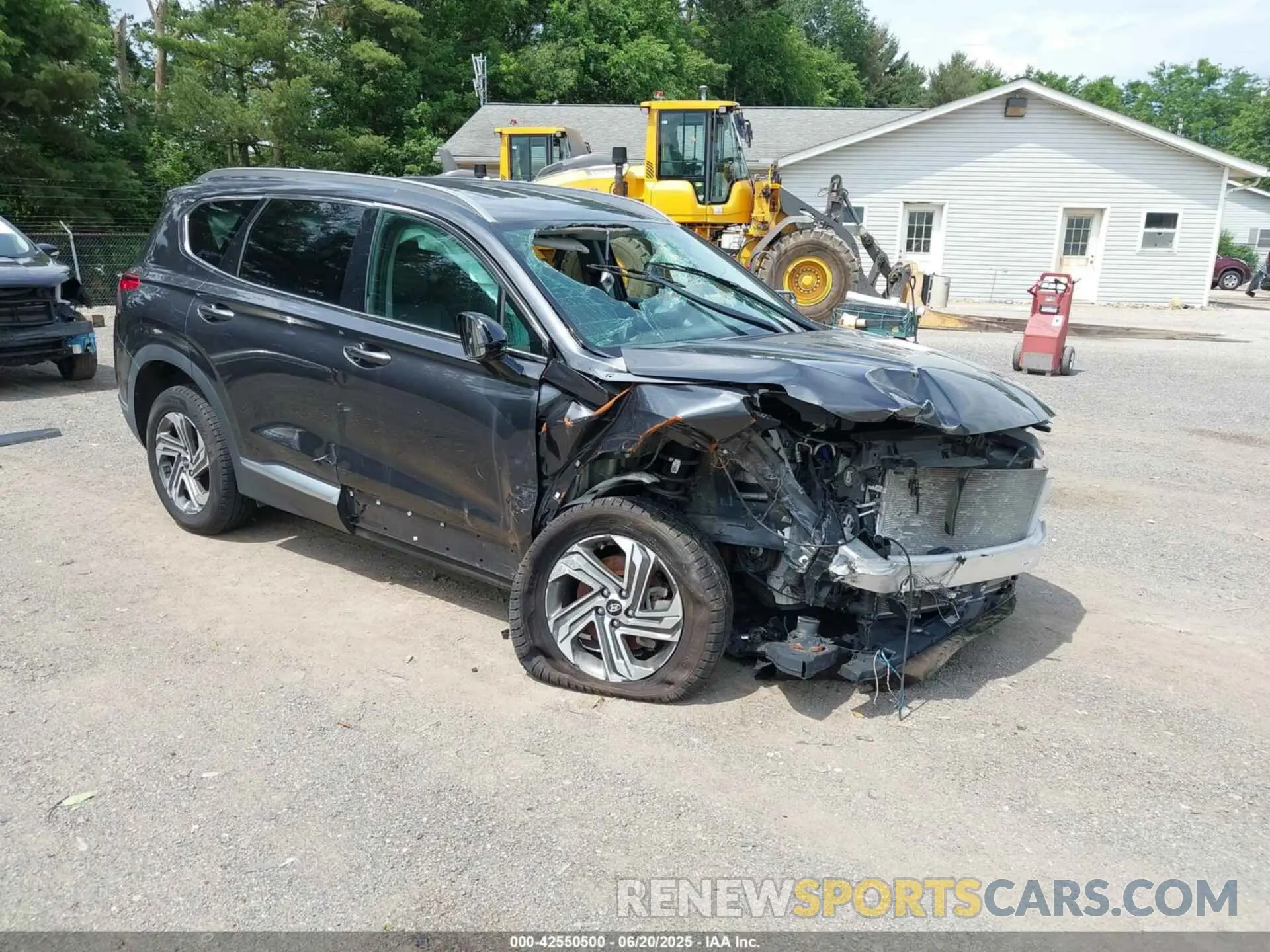 1 Photograph of a damaged car 5NMS24AJ2MH337650 HYUNDAI SANTA FE 2021