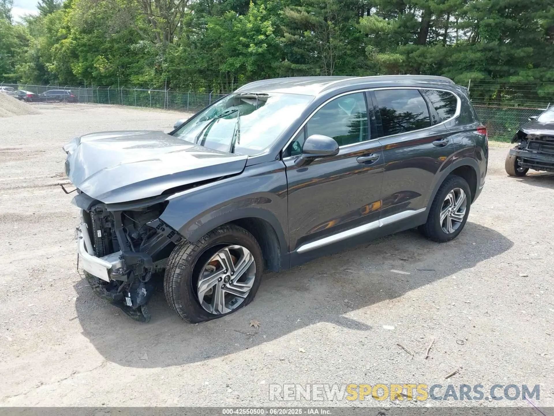 2 Photograph of a damaged car 5NMS24AJ2MH337650 HYUNDAI SANTA FE 2021