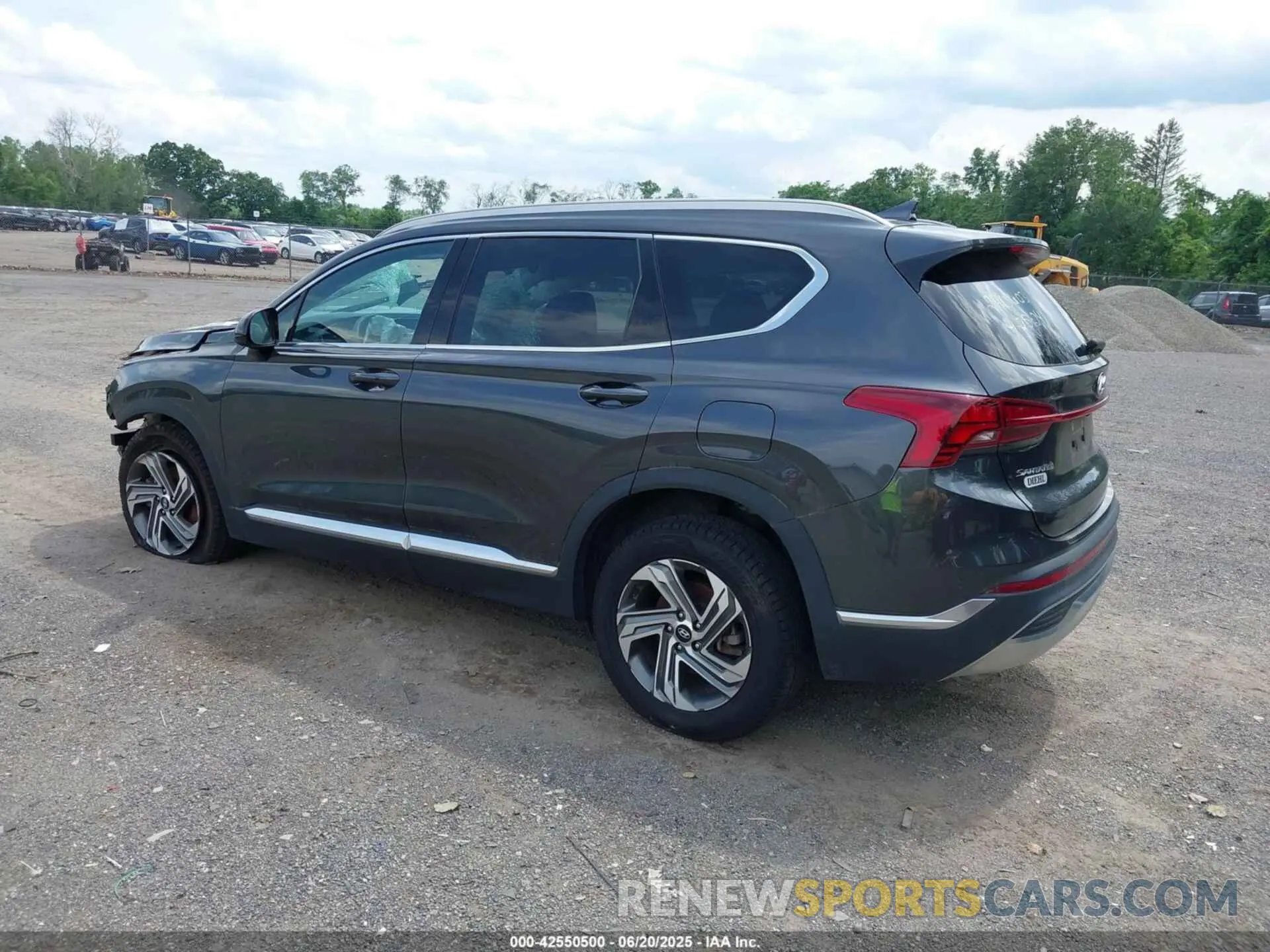 3 Photograph of a damaged car 5NMS24AJ2MH337650 HYUNDAI SANTA FE 2021