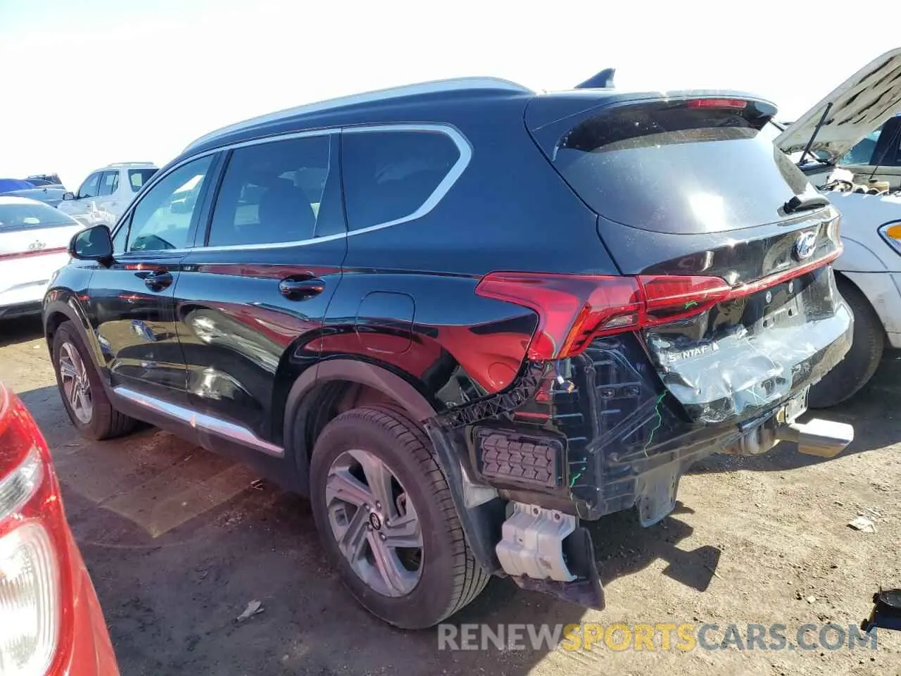 2 Photograph of a damaged car 5NMS24AJ4MH324401 HYUNDAI SANTA FE 2021