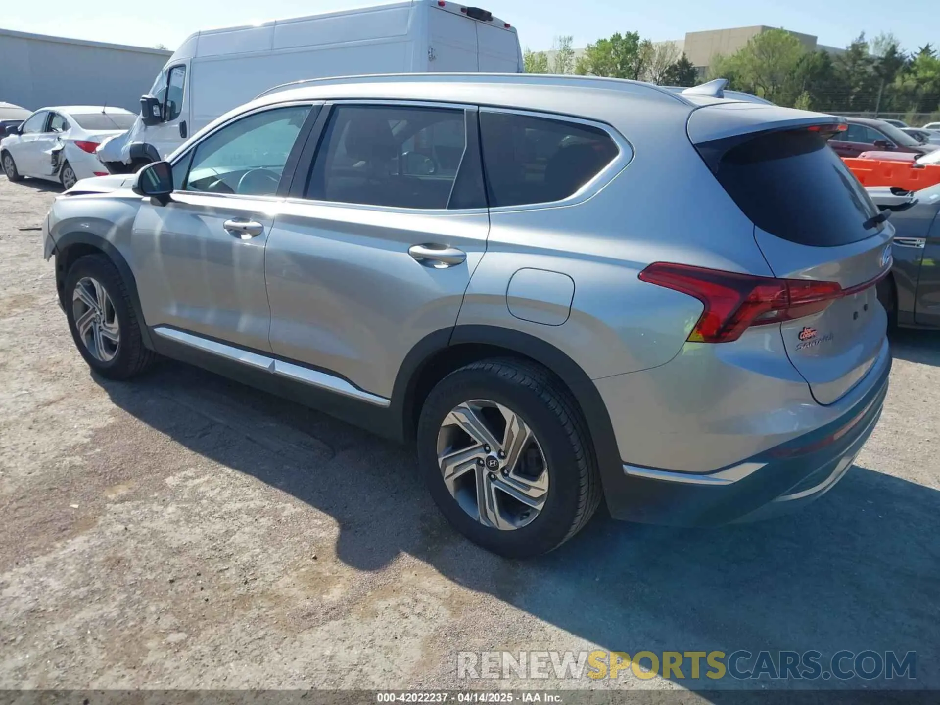3 Photograph of a damaged car 5NMS24AJ4MH353199 HYUNDAI SANTA FE 2021