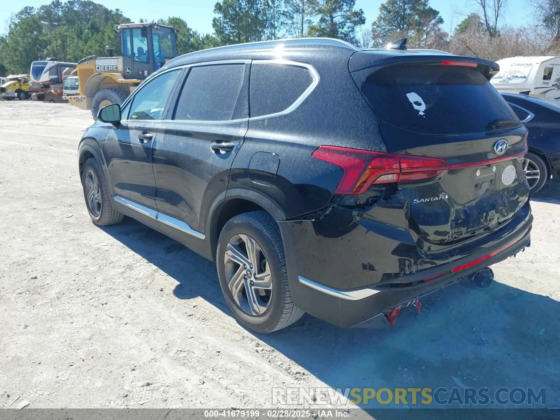 3 Photograph of a damaged car 5NMS24AJ6MH350692 HYUNDAI SANTA FE 2021