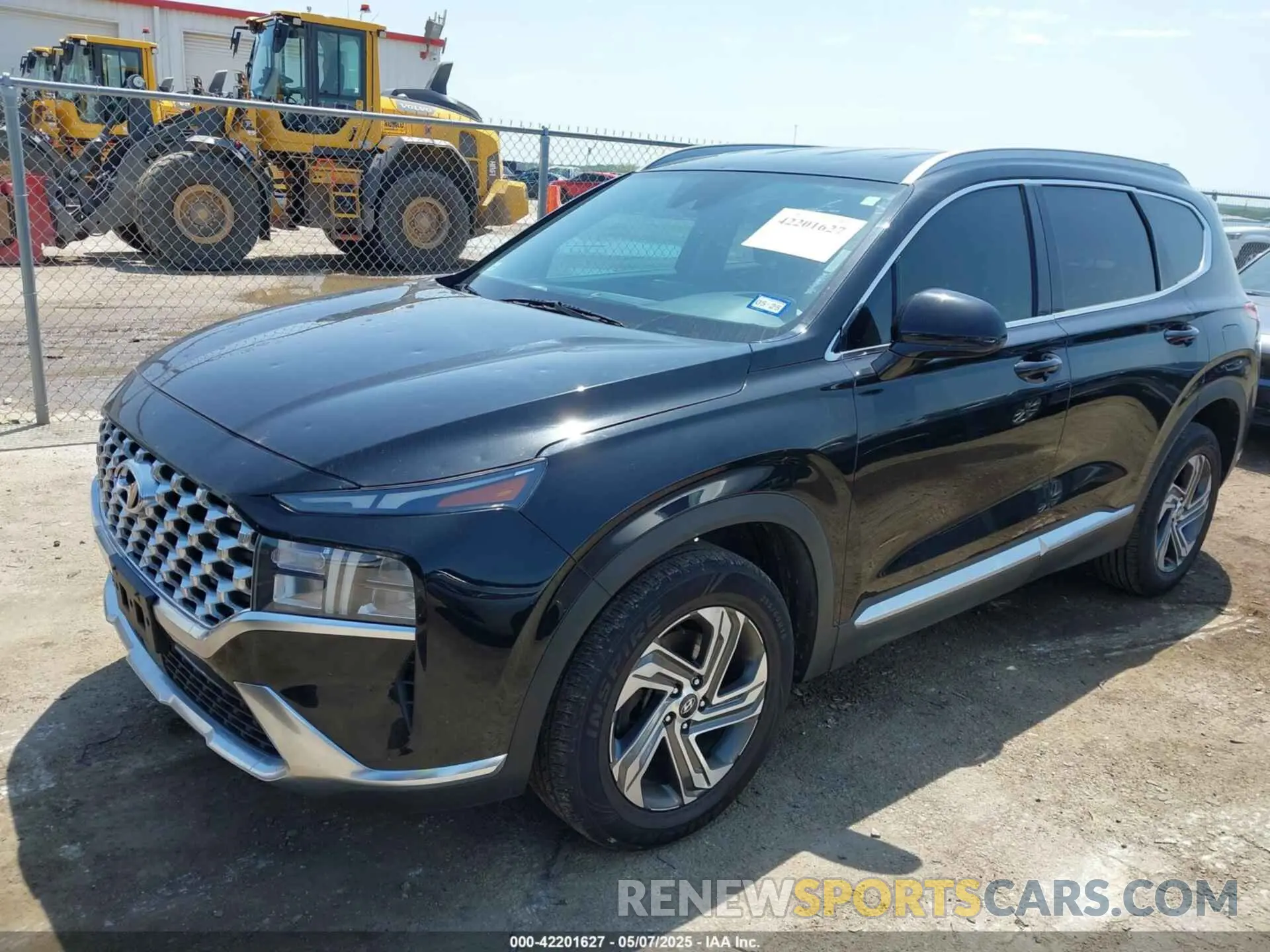 2 Photograph of a damaged car 5NMS24AJ7MH307365 HYUNDAI SANTA FE 2021