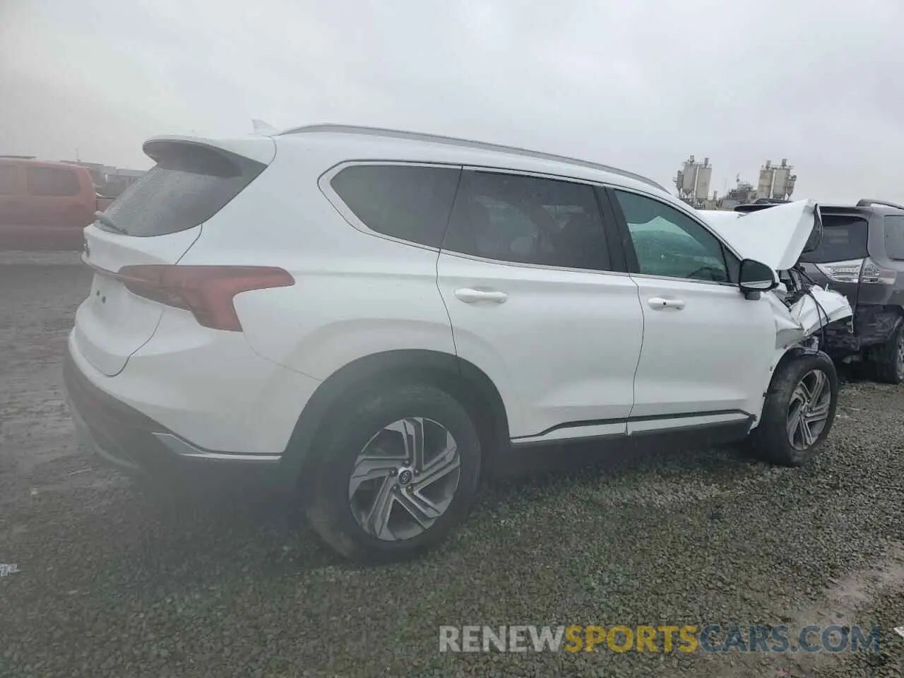 3 Photograph of a damaged car 5NMS24AJ7MH318303 HYUNDAI SANTA FE 2021
