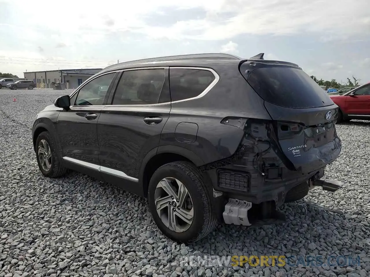 2 Photograph of a damaged car 5NMS24AJ7MH322044 HYUNDAI SANTA FE 2021