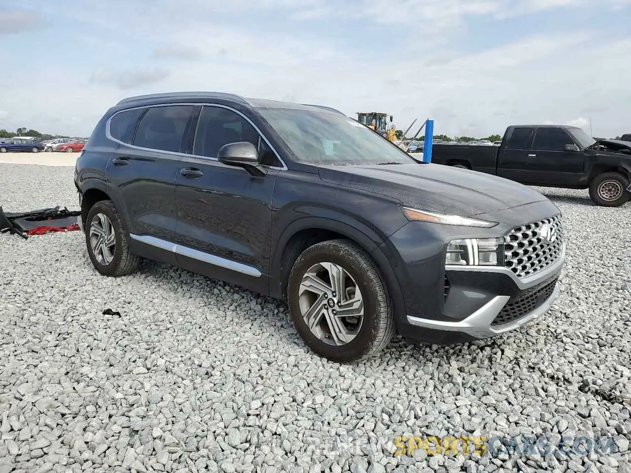 4 Photograph of a damaged car 5NMS24AJ7MH322044 HYUNDAI SANTA FE 2021