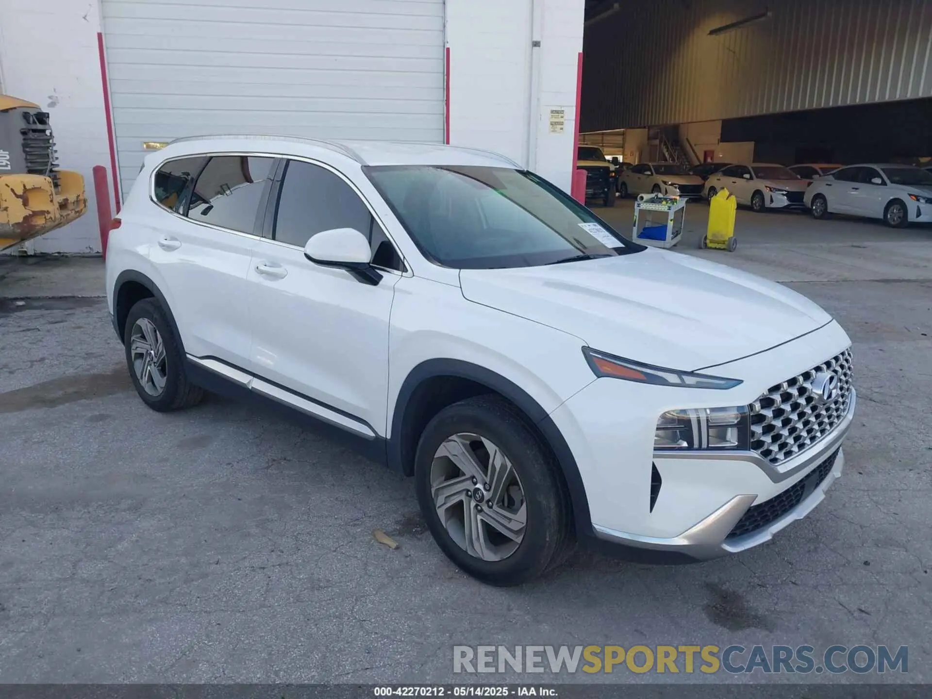 1 Photograph of a damaged car 5NMS24AJ7MH332668 HYUNDAI SANTA FE 2021