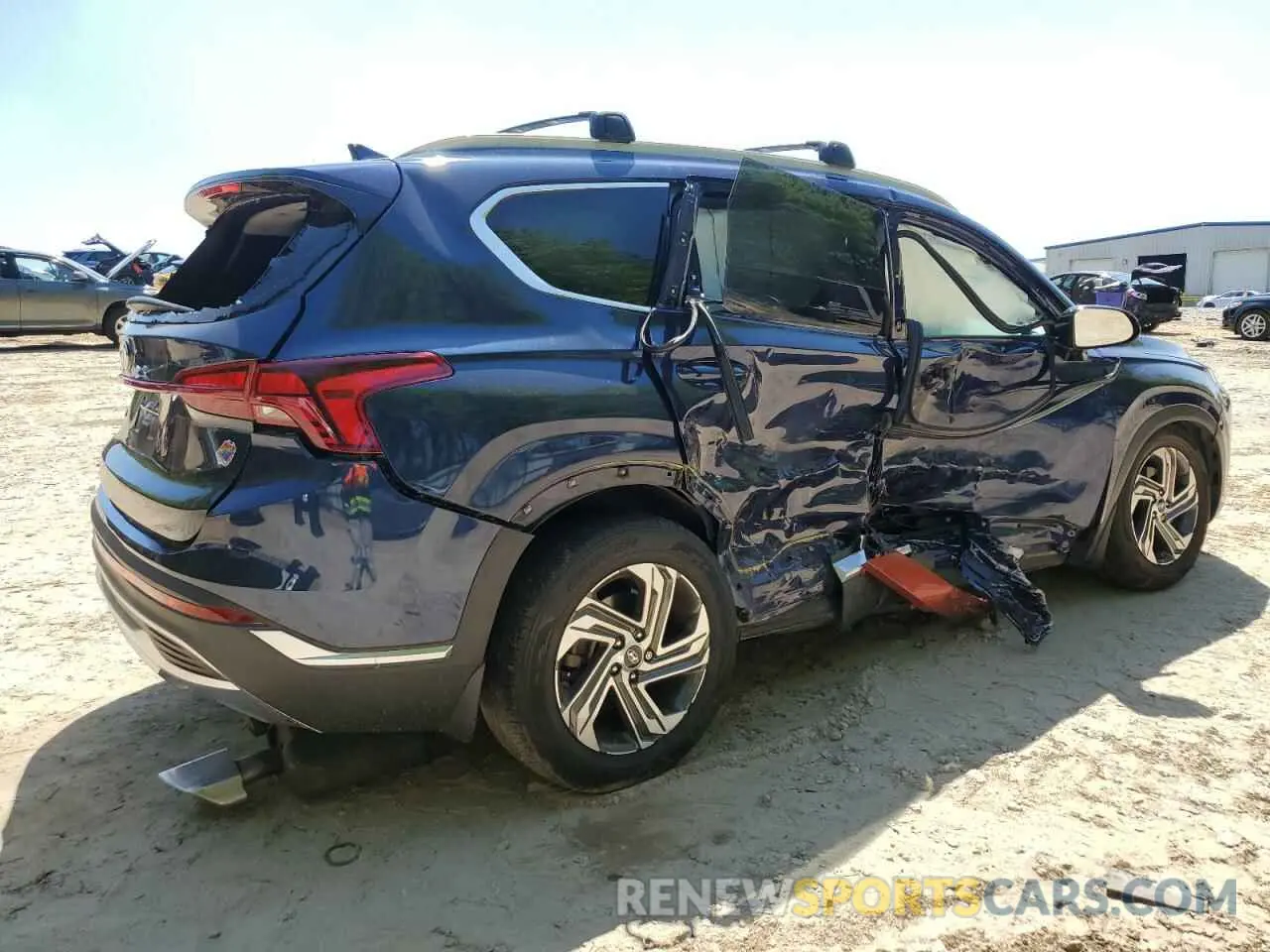 3 Photograph of a damaged car 5NMS24AJ7MH365072 HYUNDAI SANTA FE 2021