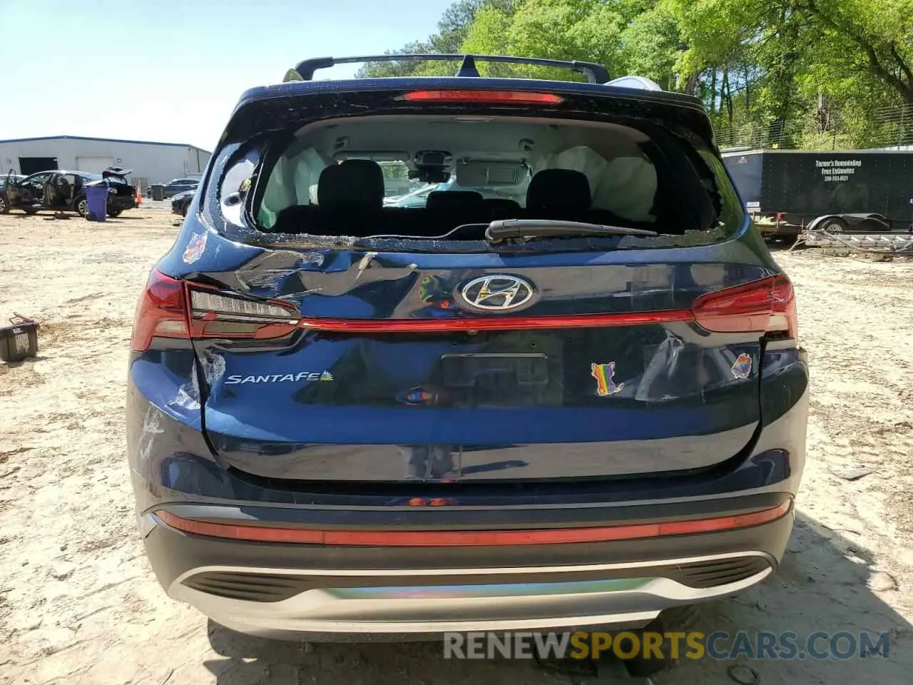 6 Photograph of a damaged car 5NMS24AJ7MH365072 HYUNDAI SANTA FE 2021